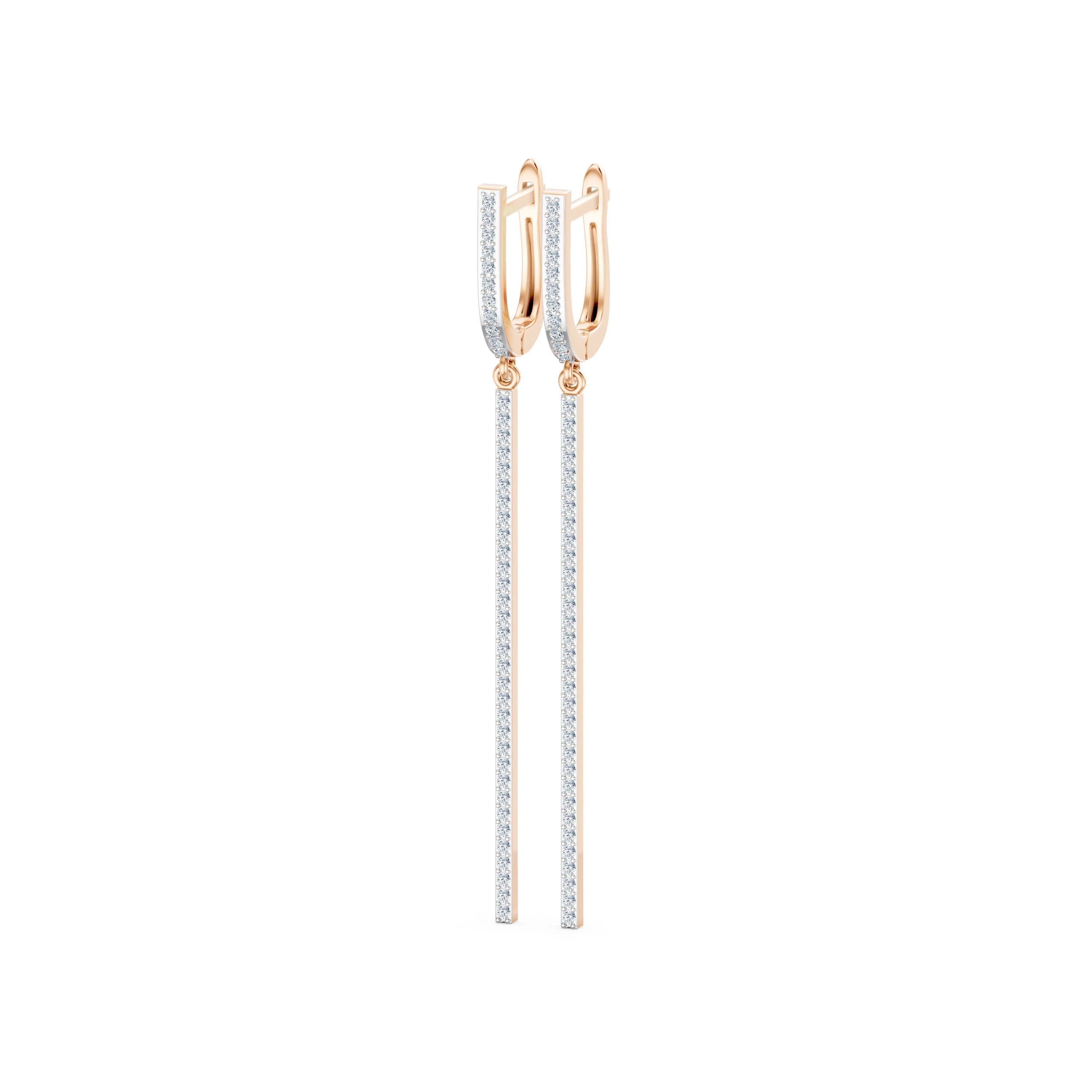 Minimalism Earring, 0.37 ct — 102-10129/4