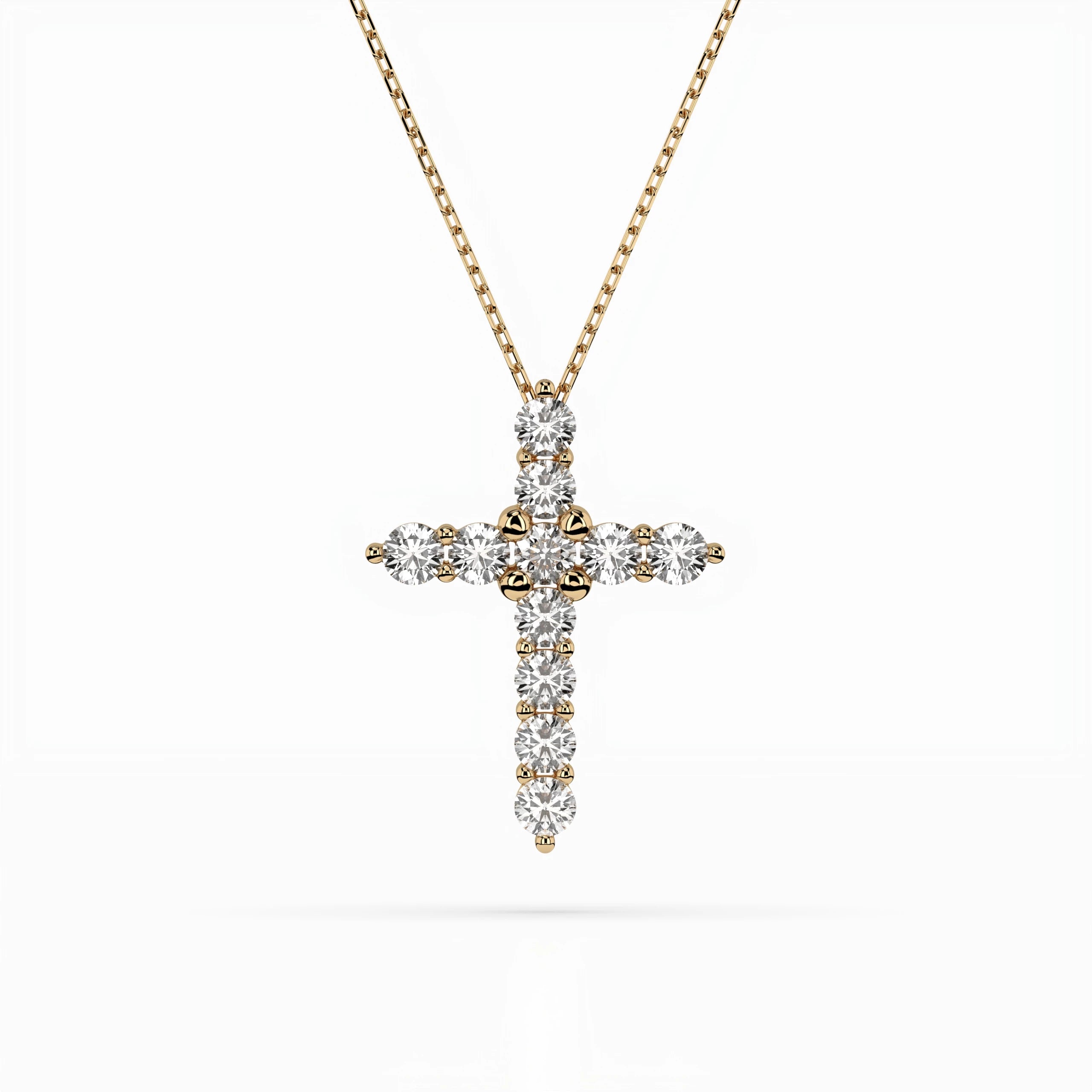 Minimalism Necklace (Round), 0.52 ct — 104-10039(2.3)