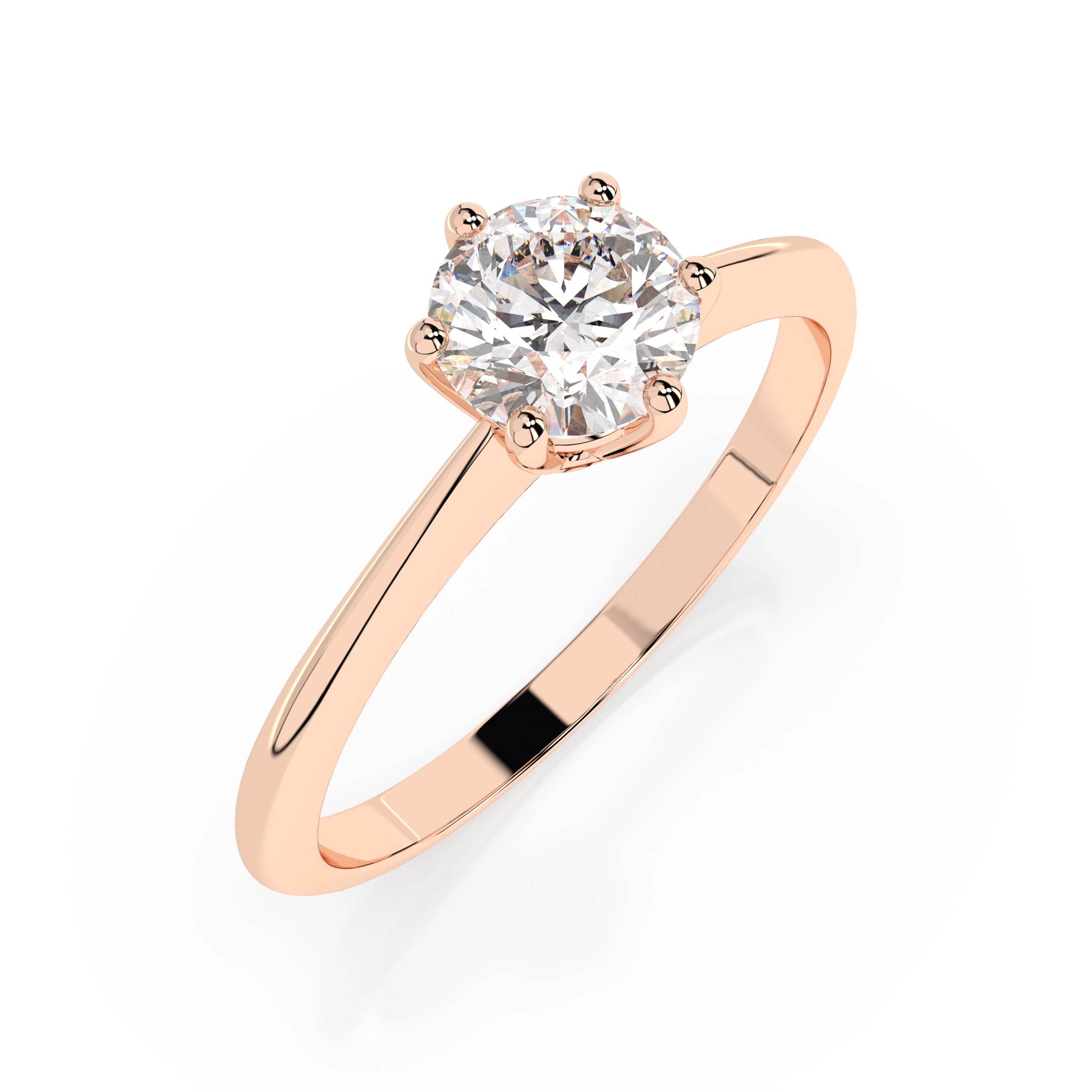 Solitaire Ring (Round), 0.5 ct — 101-10027(5.1)