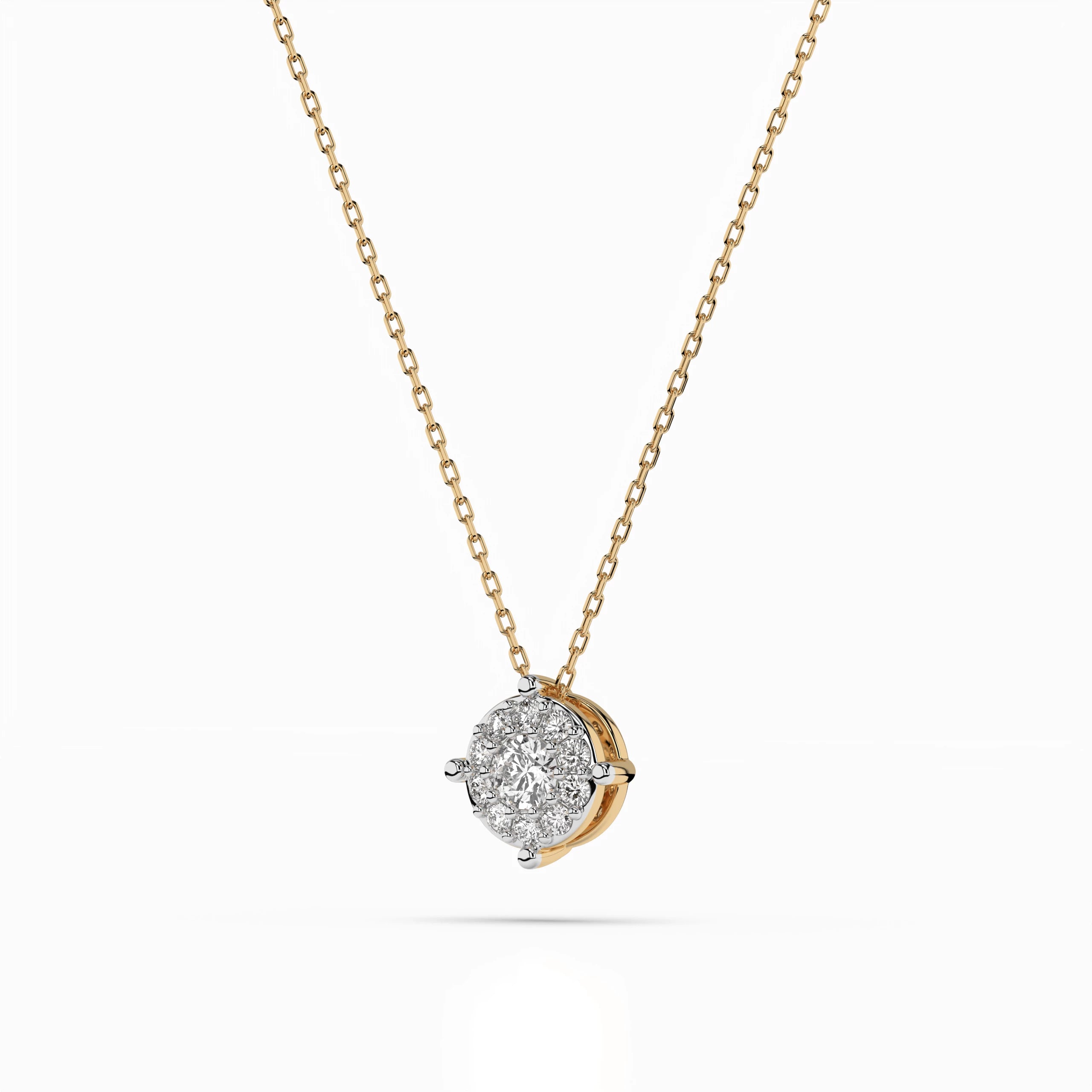 Solitaire Eternity Necklace (Round), 0.06 ct — 104-10001(2.5)