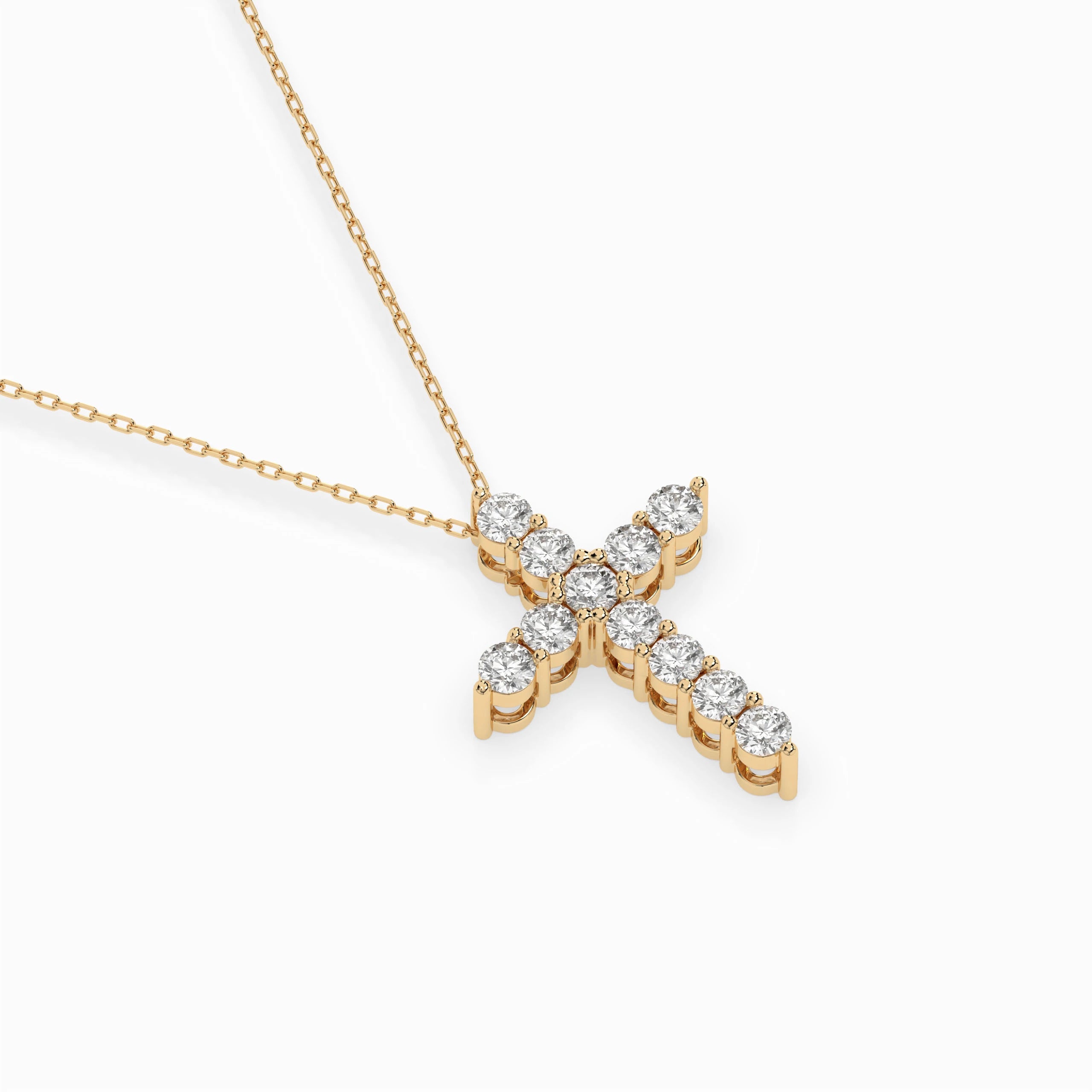 Minimalism Necklace (Round), 1.65 ct — 104-10039(3.4)