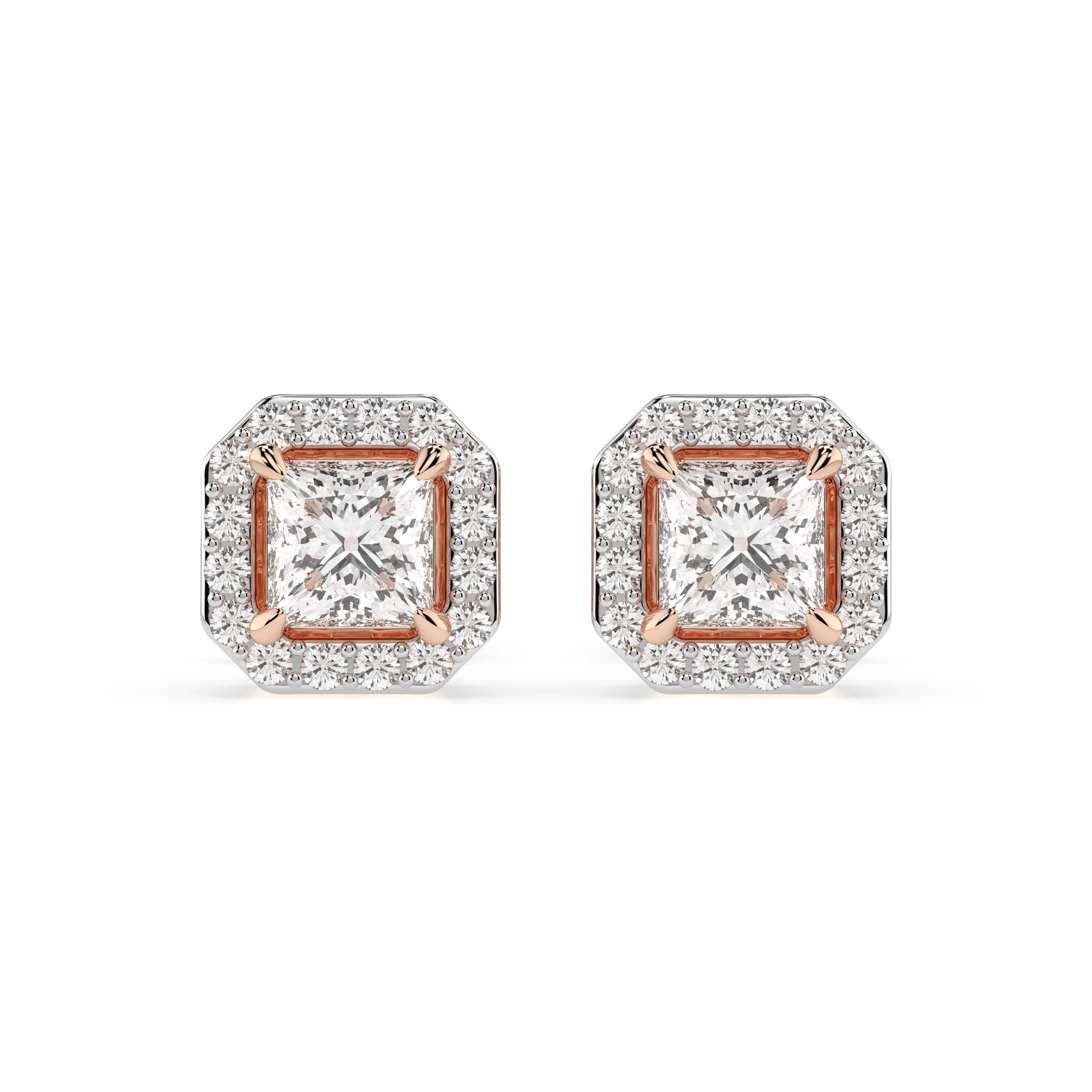 Solitaire Eternity Earring (Princess), 0.34 ct — 102-10115(3.0)PR