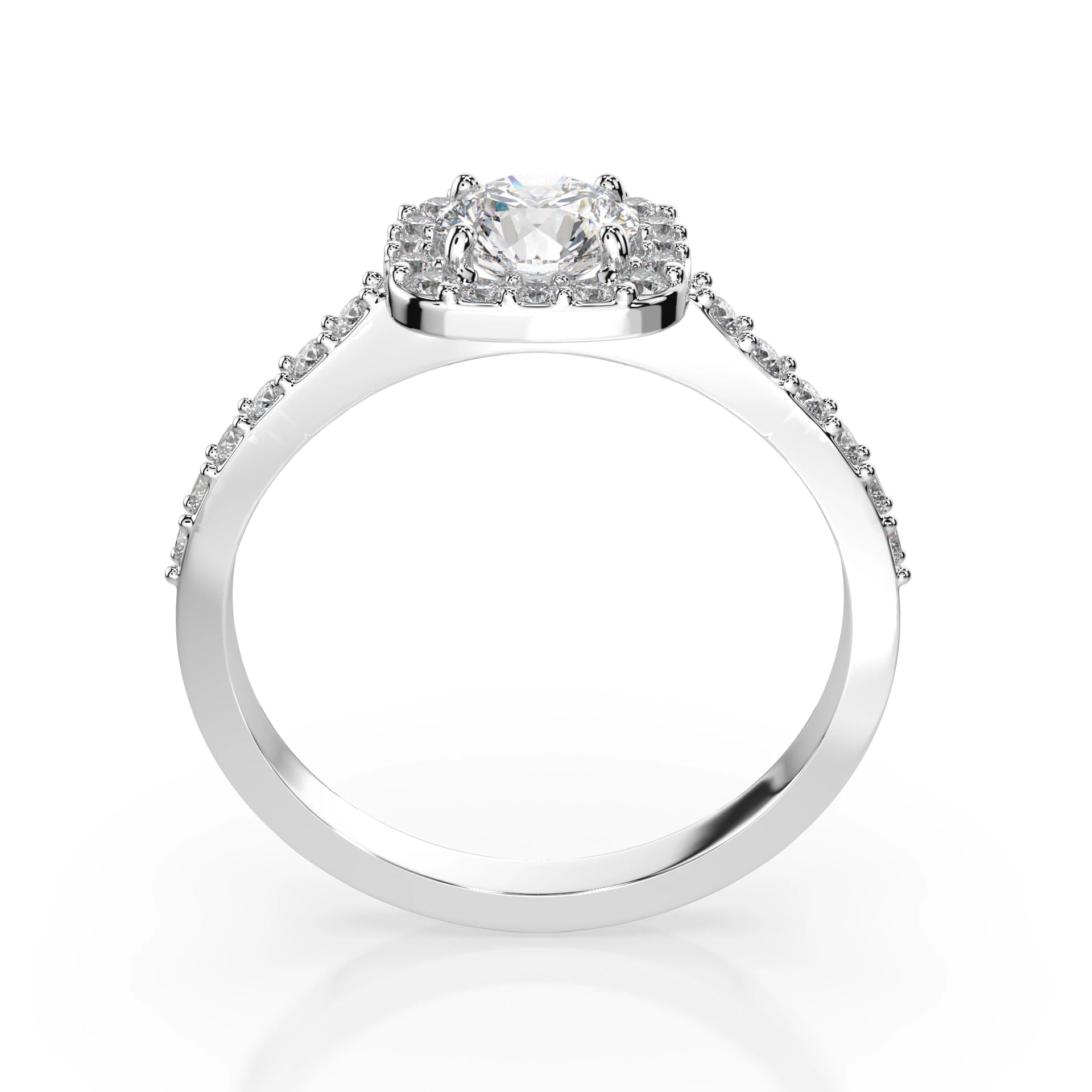 Solitaire Eternity Ring (Round), 0.4 ct — 101-10152(4.7)