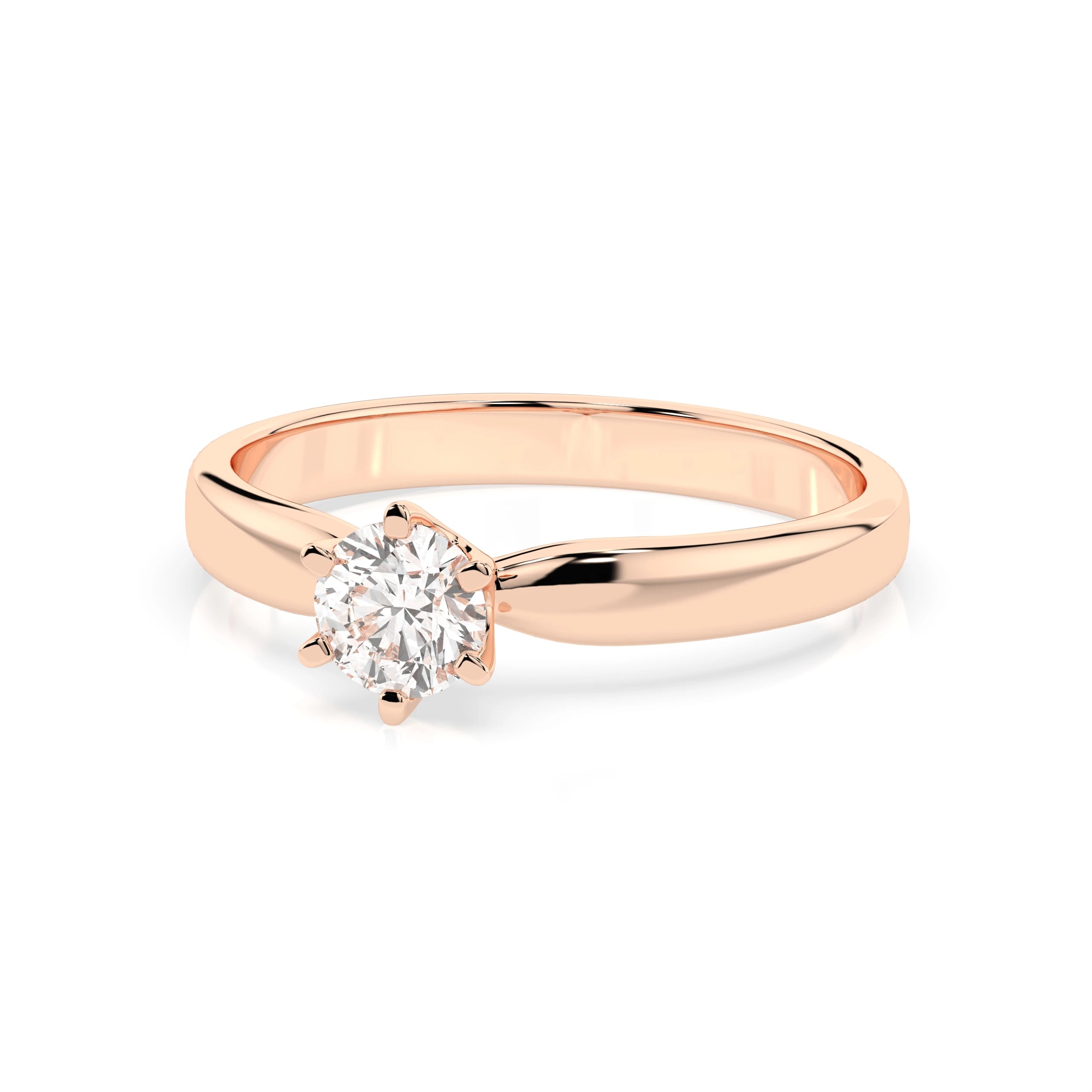 Solitaire Ring (Round), 0.3 ct — 101-10040(4.2)