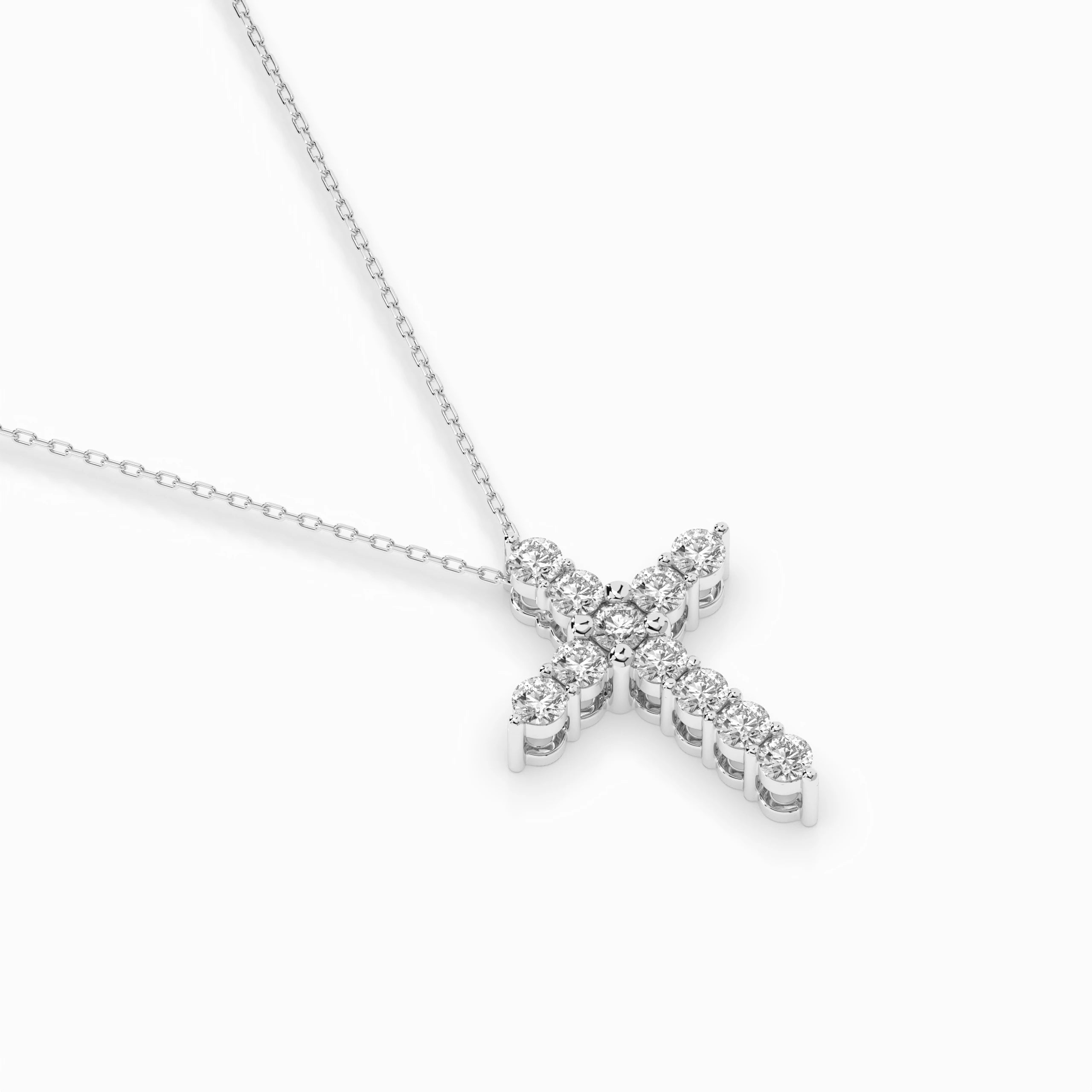 Minimalism Necklace (Round), 0.52 ct — 104-10039(2.3)