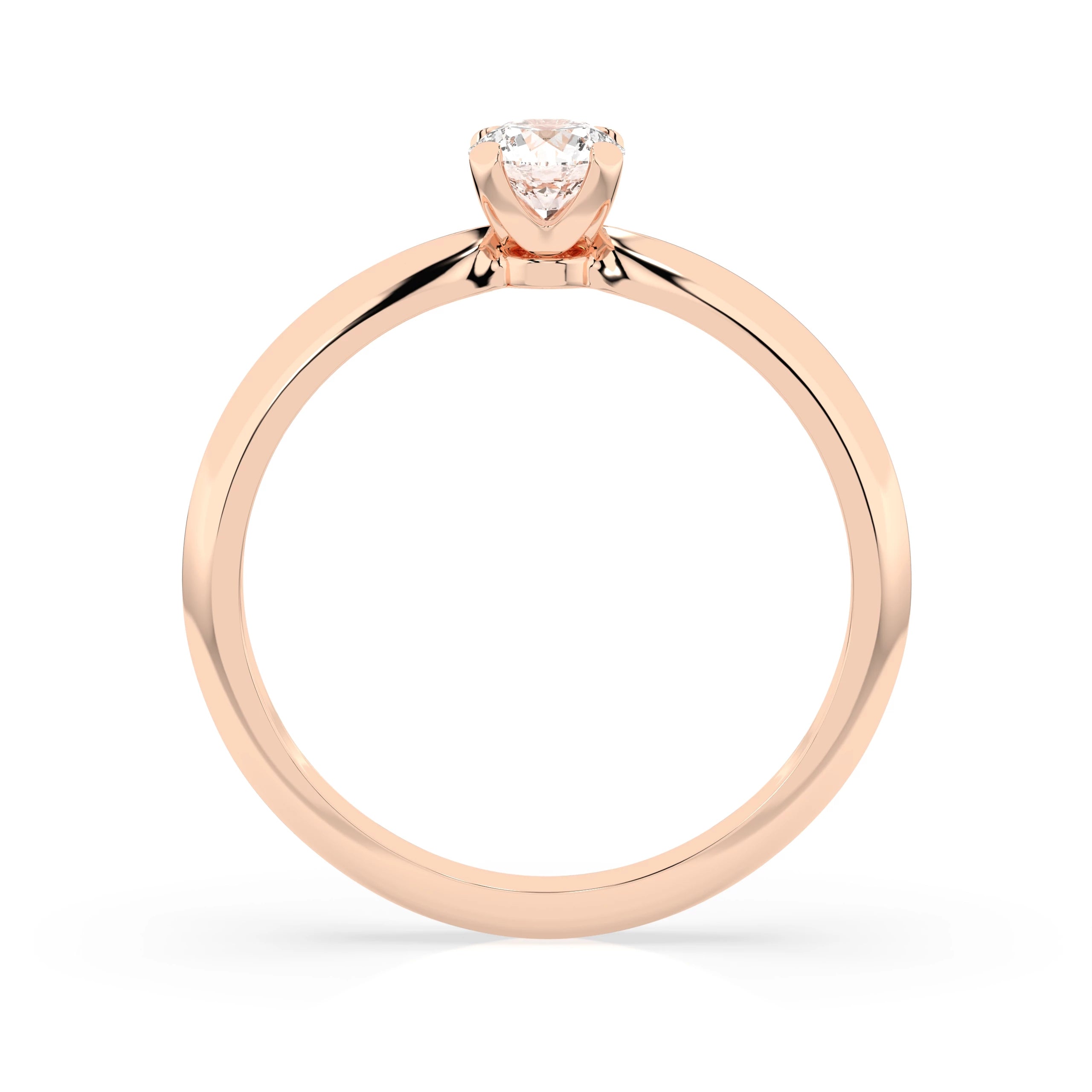 Solitaire Ring (Round), 0.25 ct — 101-10089(4.0)