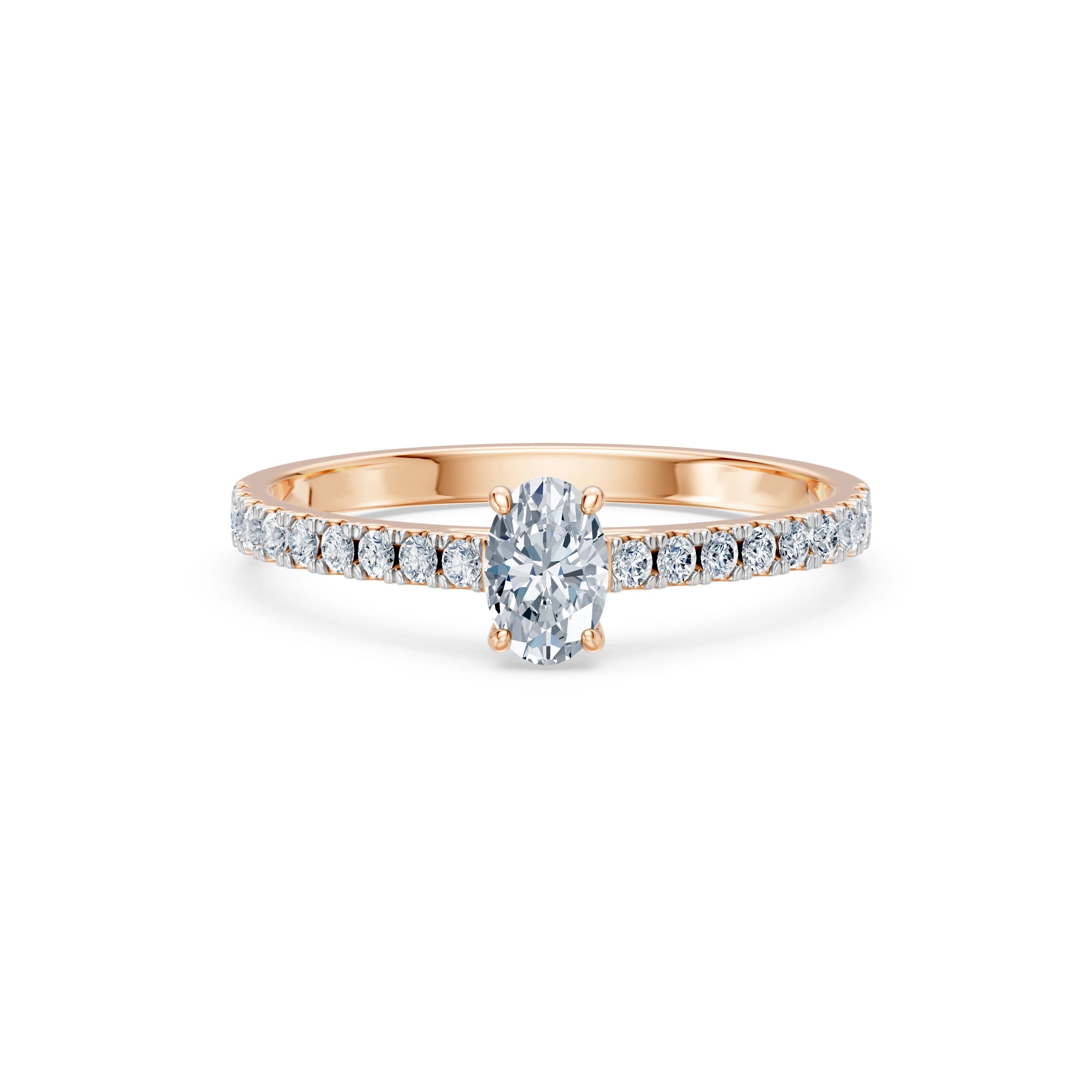 Solitaire Eternity Ring, 0.3 ct — 101-10191(0.30)OV