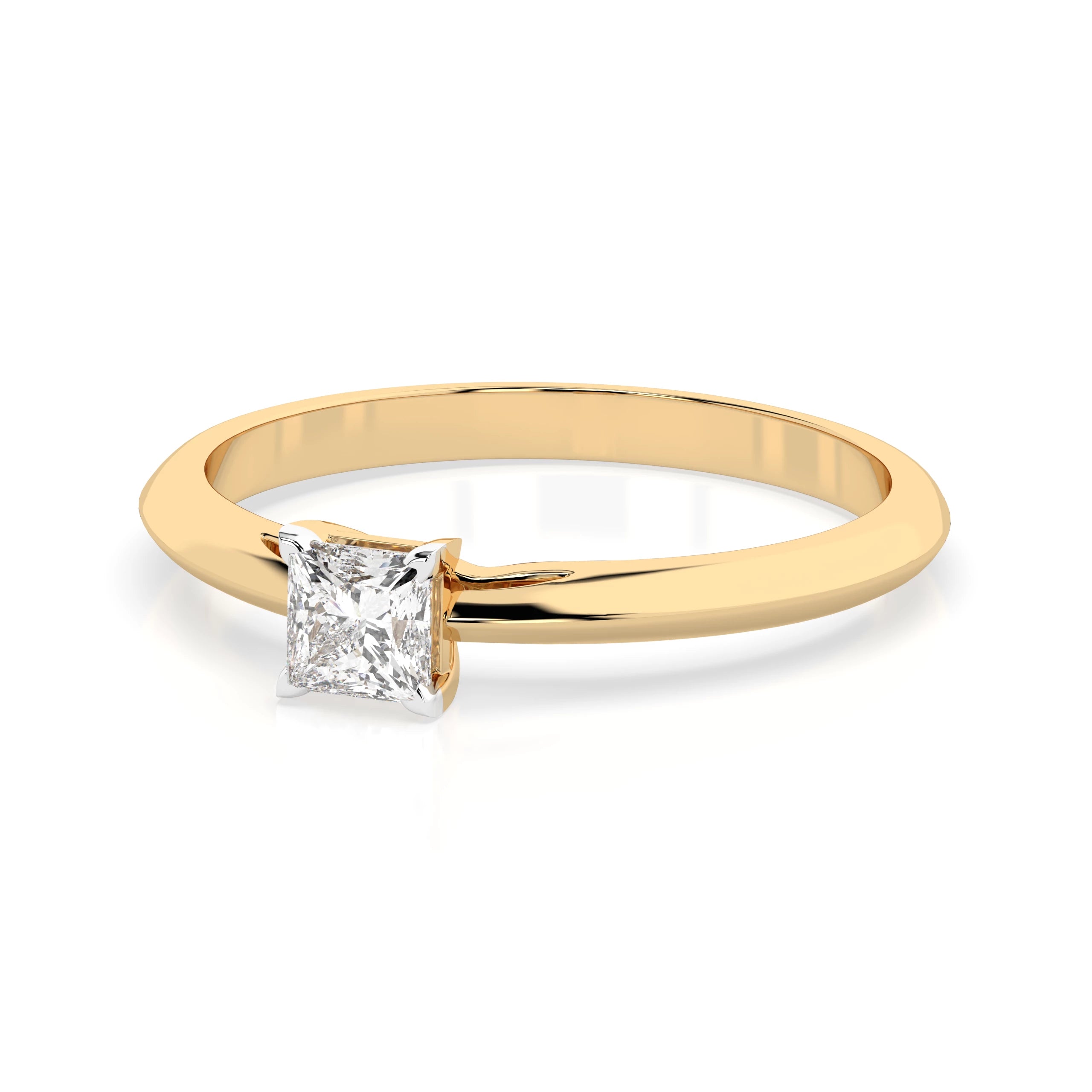 Solitaire Ring (Princess), 0.3 ct — 101-10190(0.30)PR