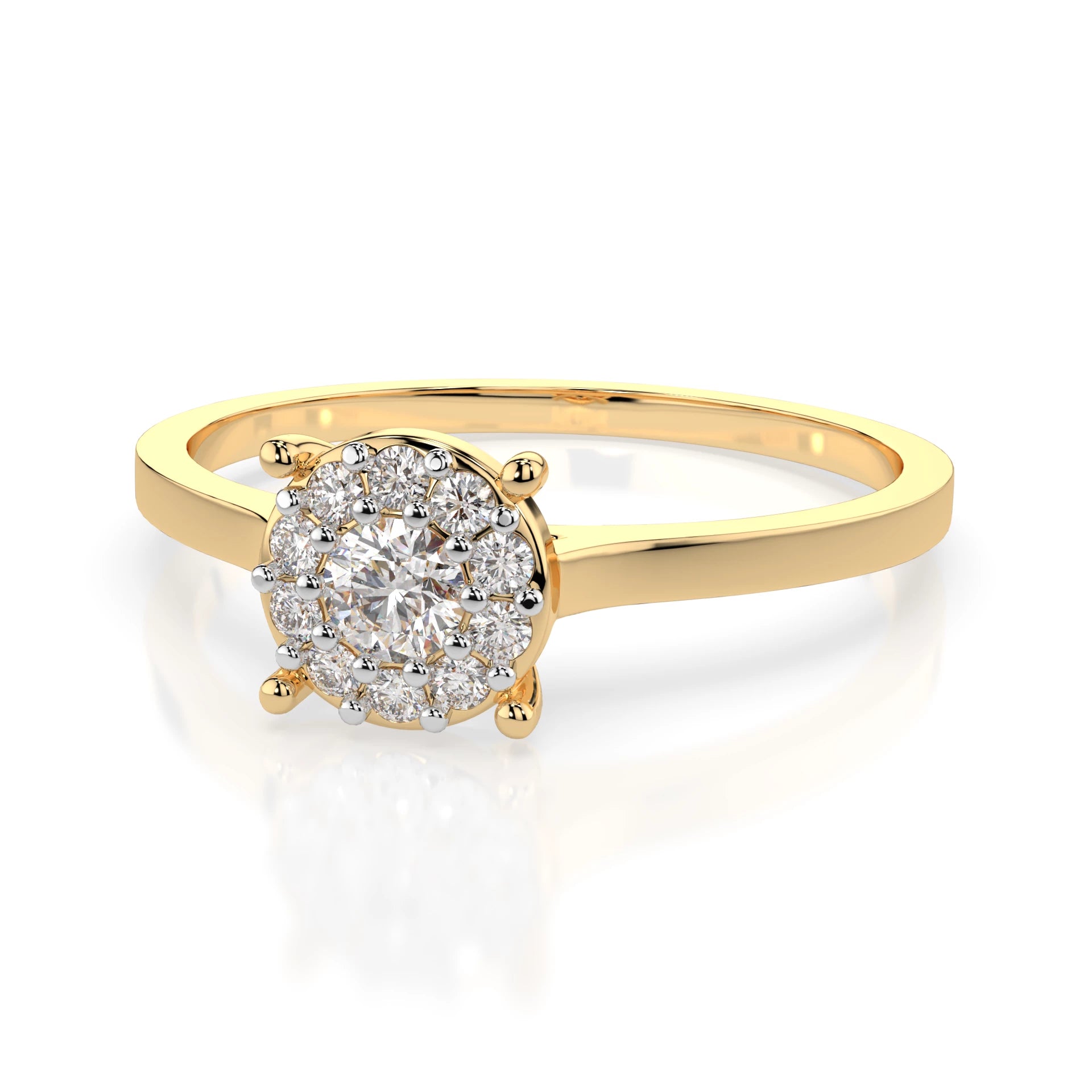 Solitaire Eternity Ring (Round), 0.06 ct — 101-10017/1(2.5)