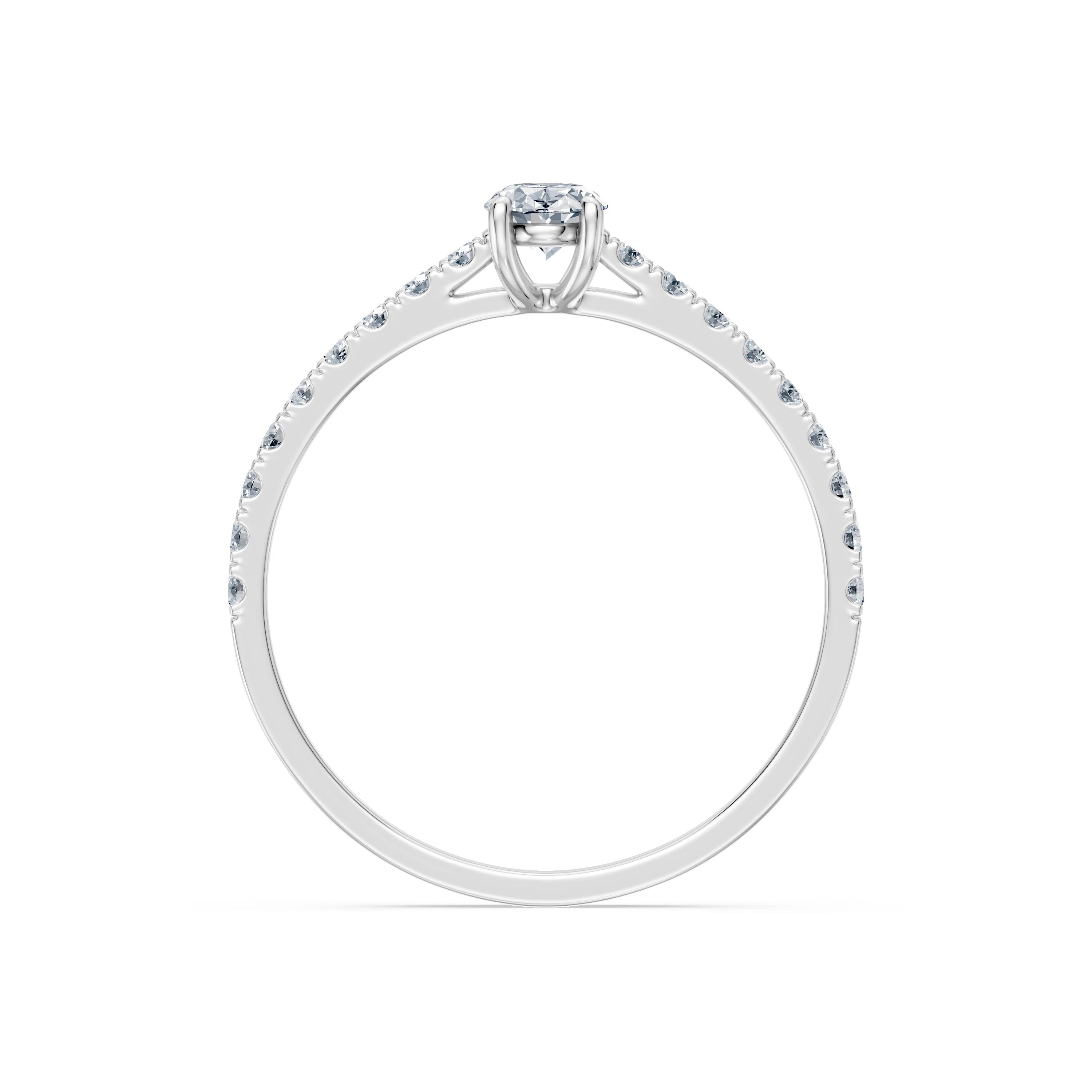 Solitaire Eternity Ring, 0.3 ct — 101-10191(0.30)OV