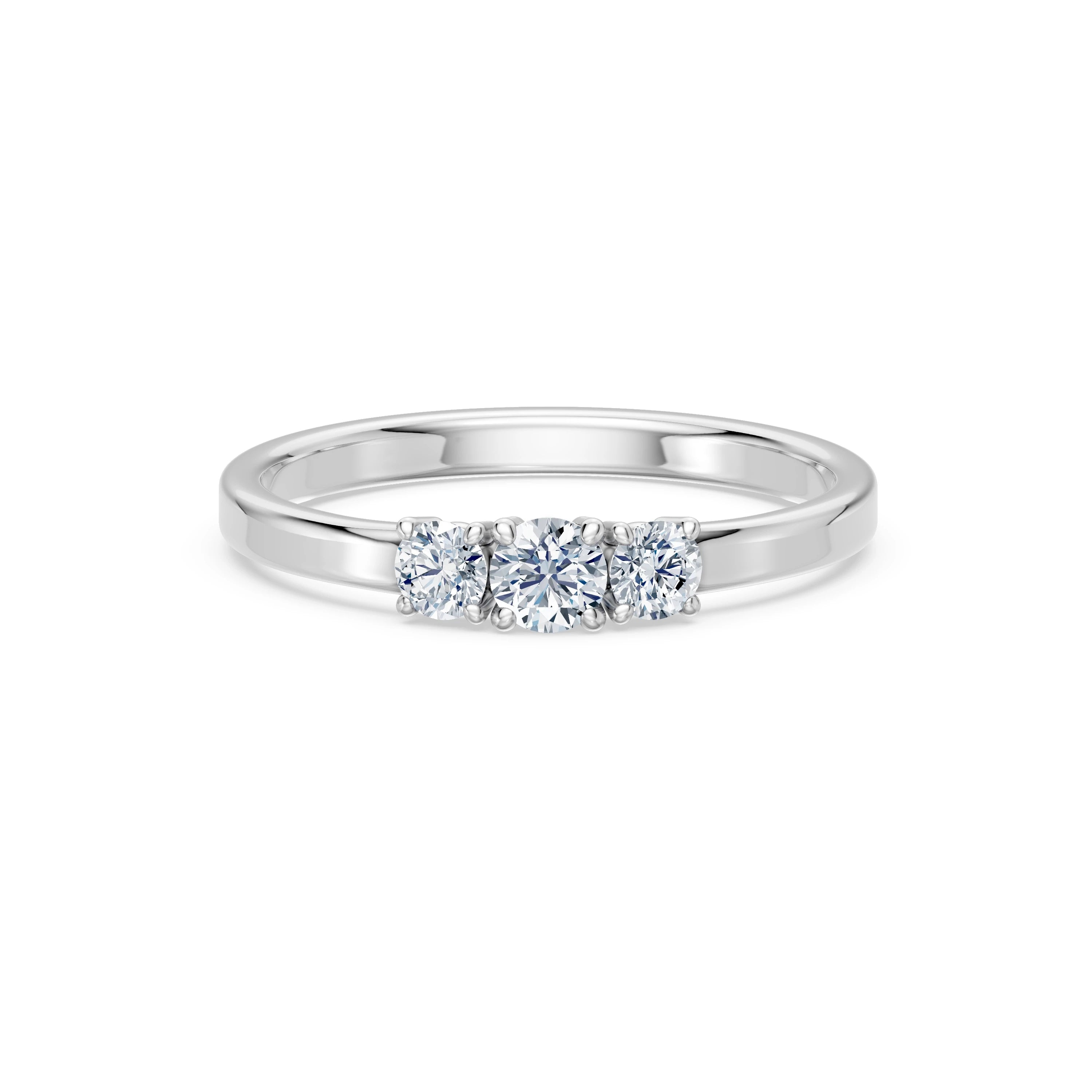 Solitaire Eternity Ring, 0.15 ct — 101-10127