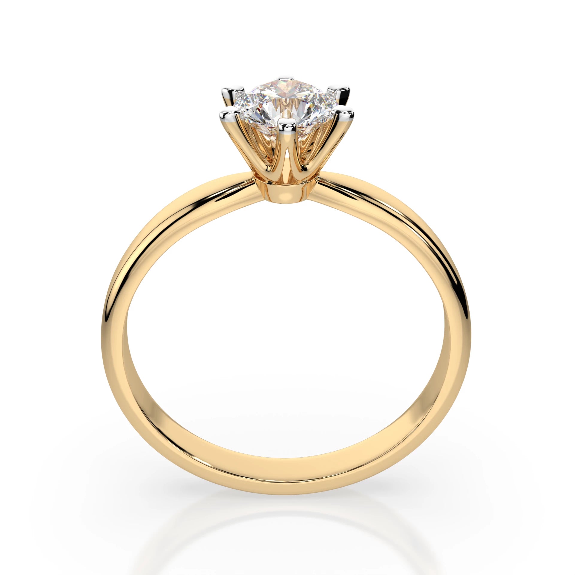 Solitaire Ring (Round), 0.7 ct — 101-10040(5.7)