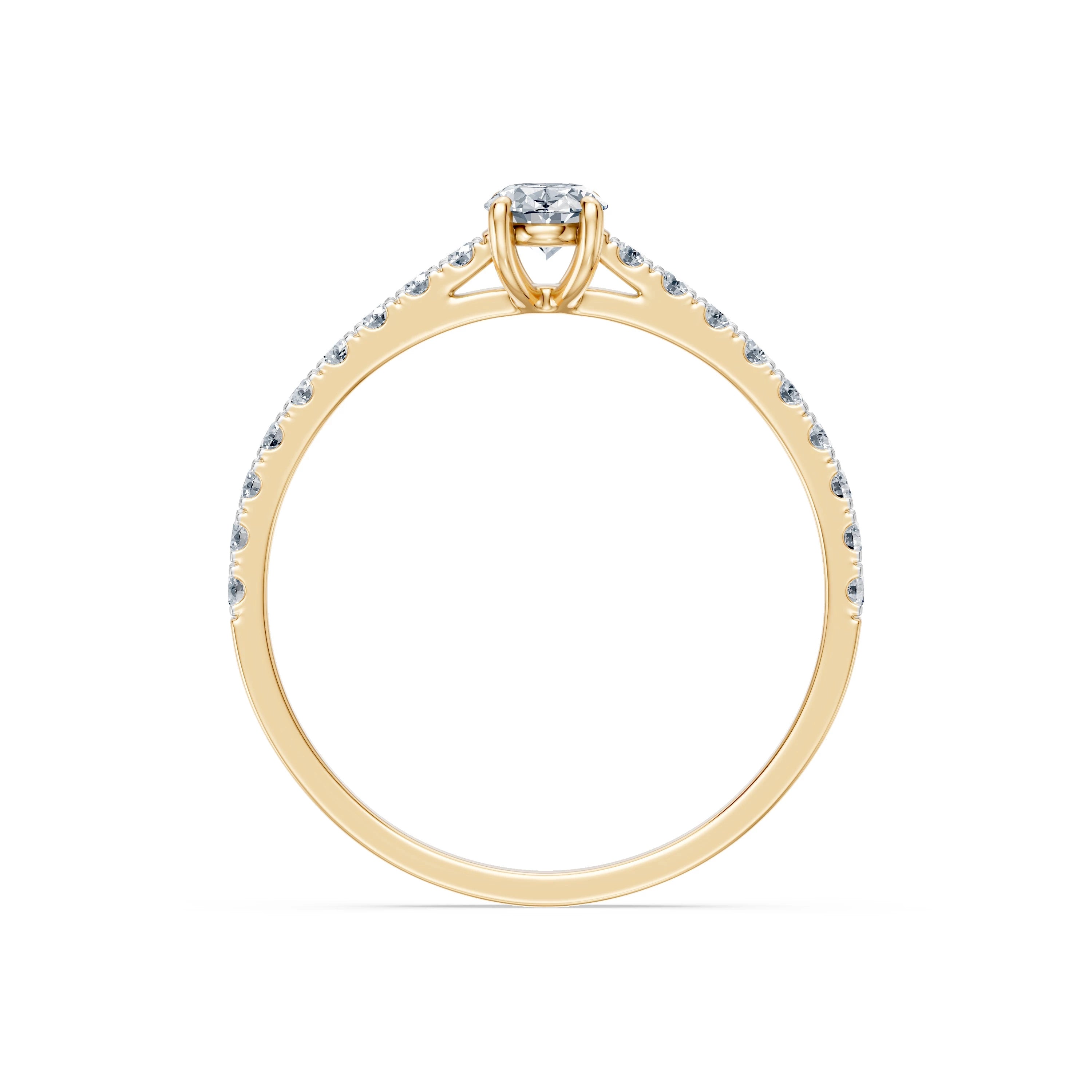 Solitaire Eternity Ring, 0.3 ct — 101-10191(0.30)OV