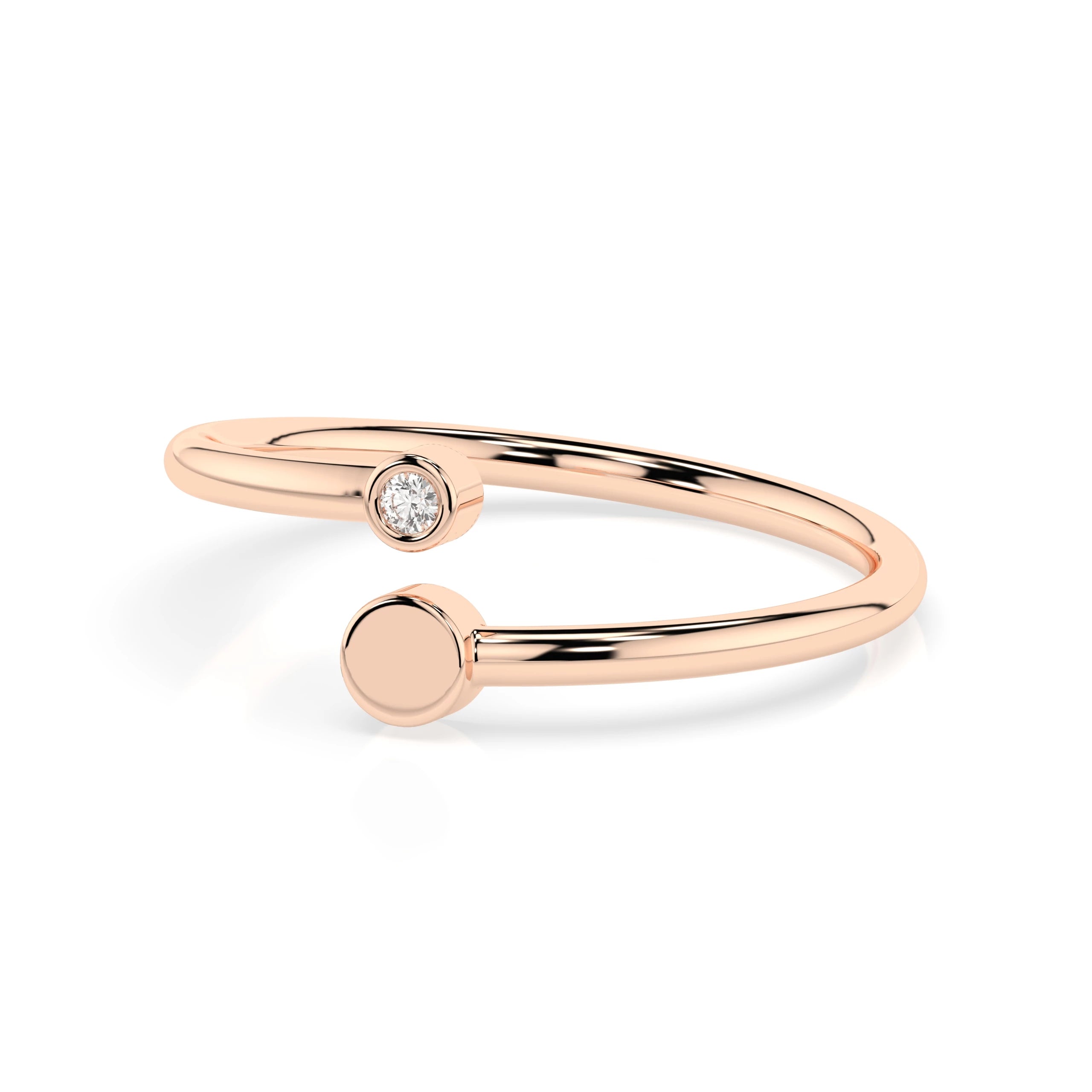 Minimalism Ring (Round), 0.02 ct — 101-10071