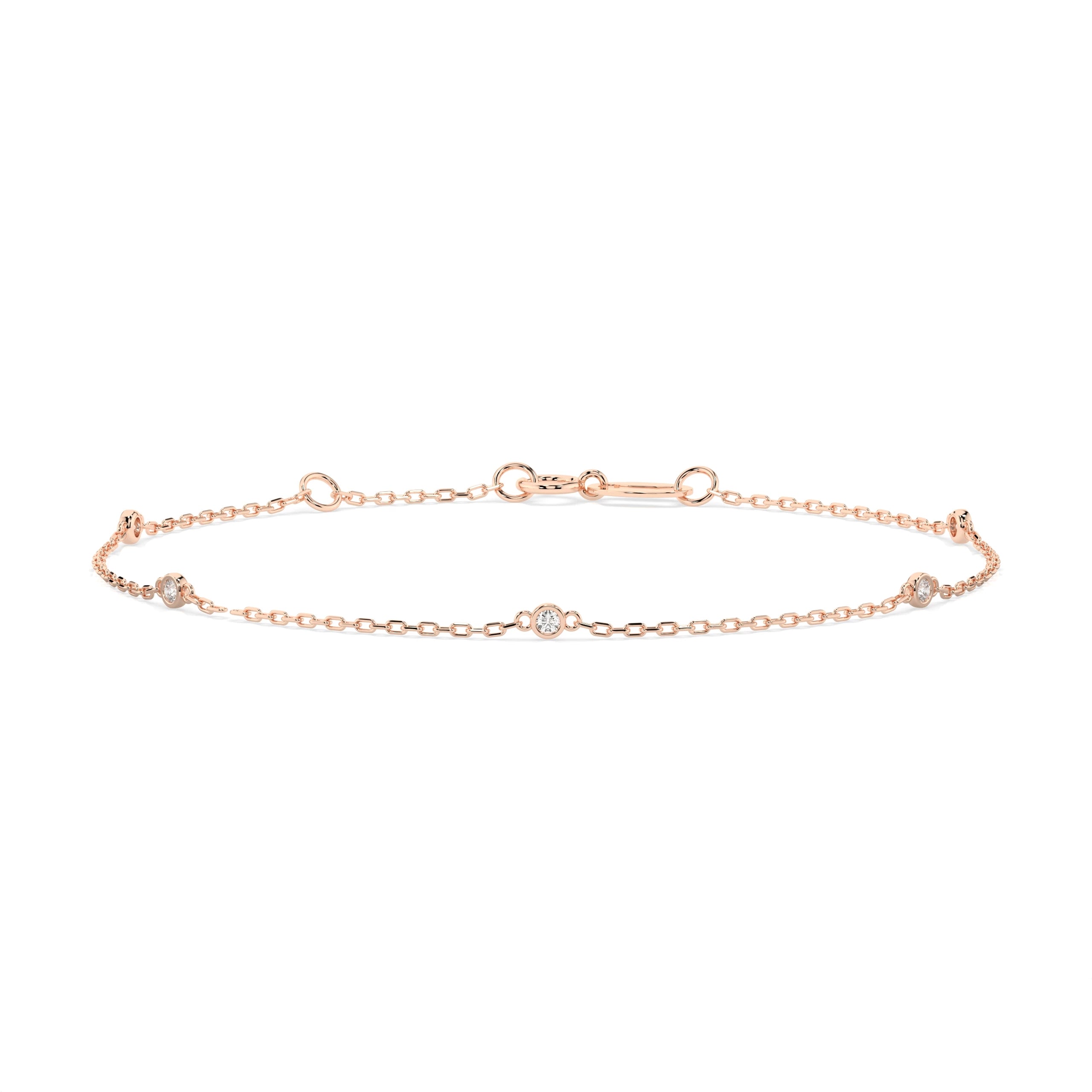 Minimalism Bracelet (Round), 0.07 ct — 105-10008/5(1.4)