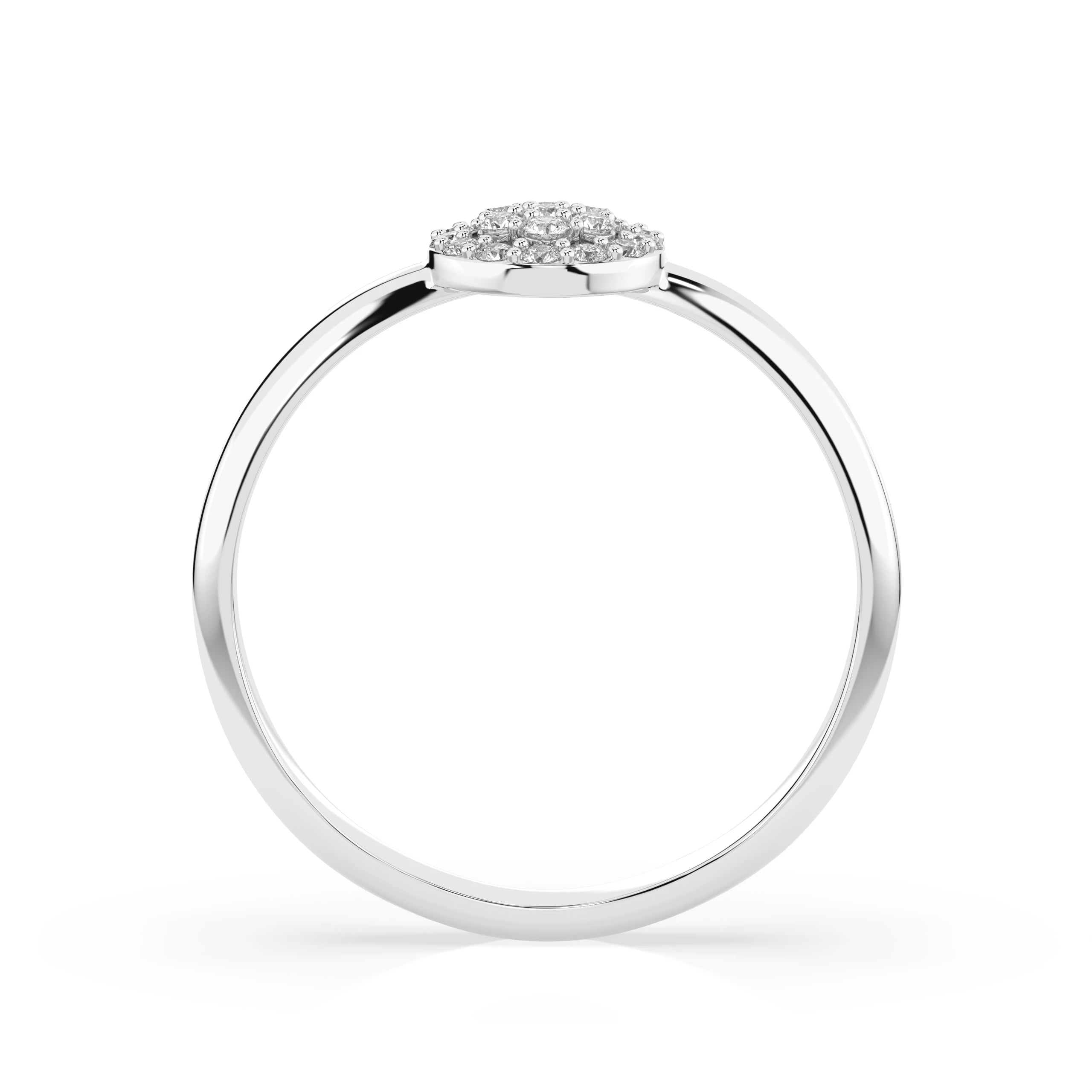 Illusion Ring (Round), 0.08 ct — 101-10072