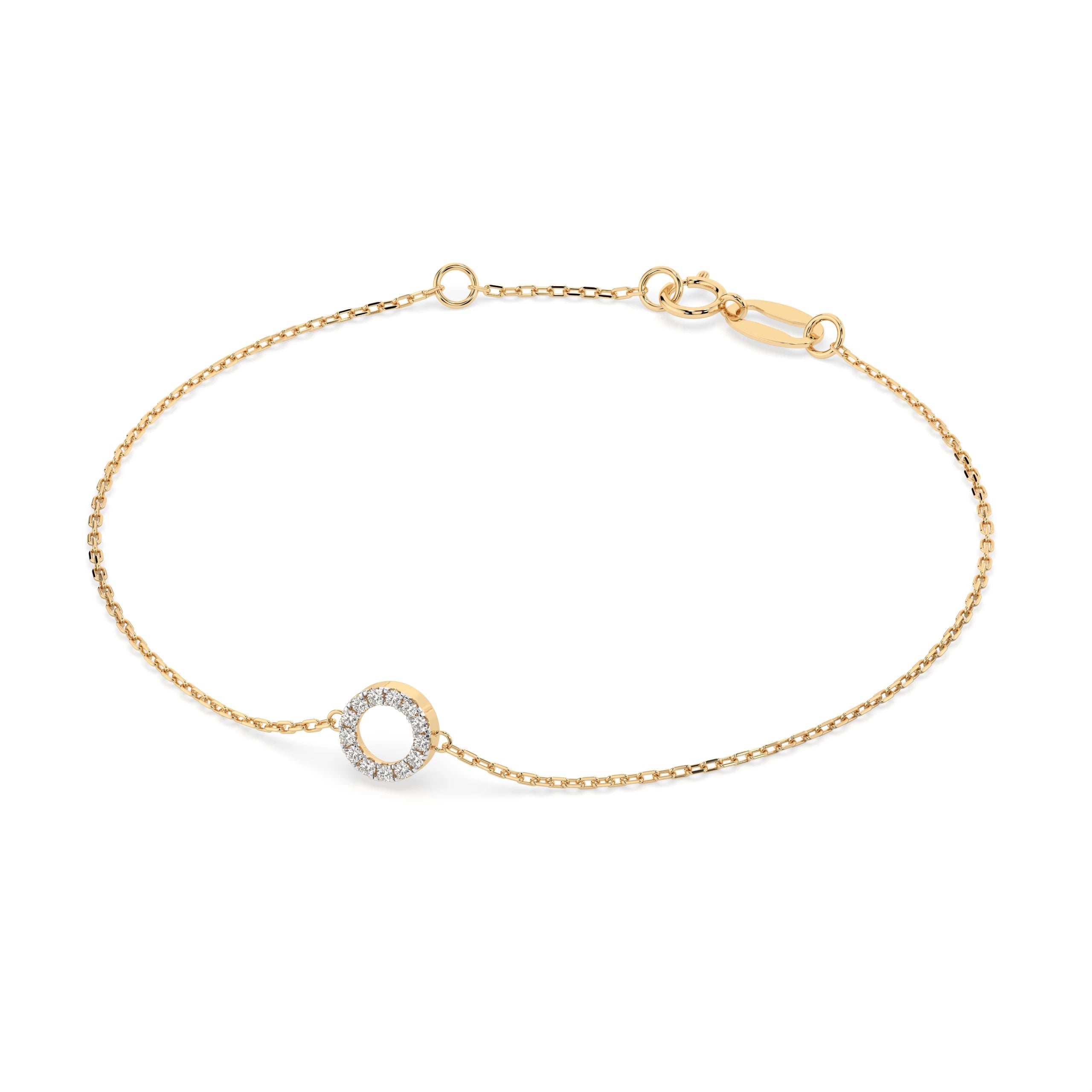 Minimalism Bracelet (Round), 0.07 ct — 105-10015