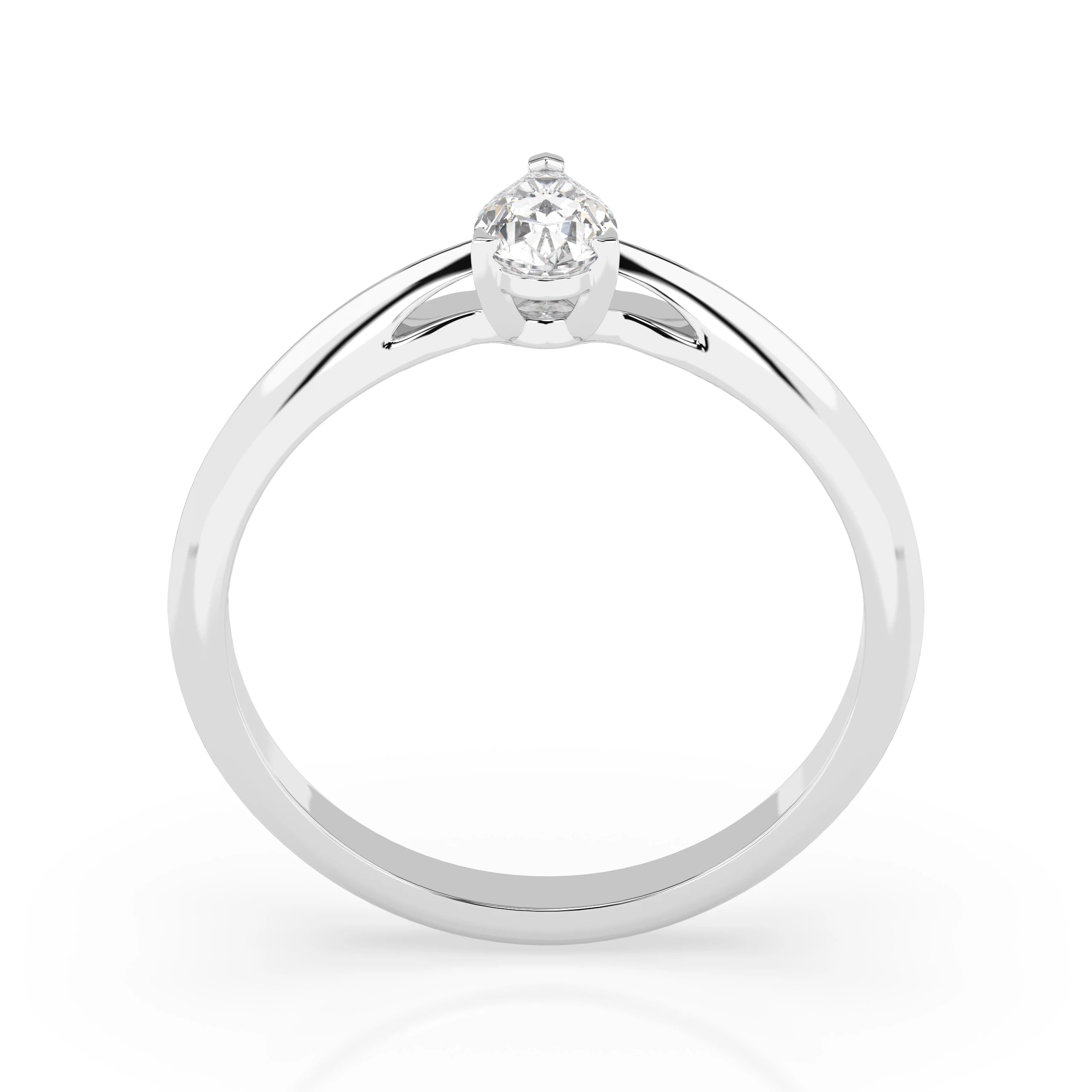 Solitaire Ring (Pear), 0.3 ct — 101-10190(0.30)PAR