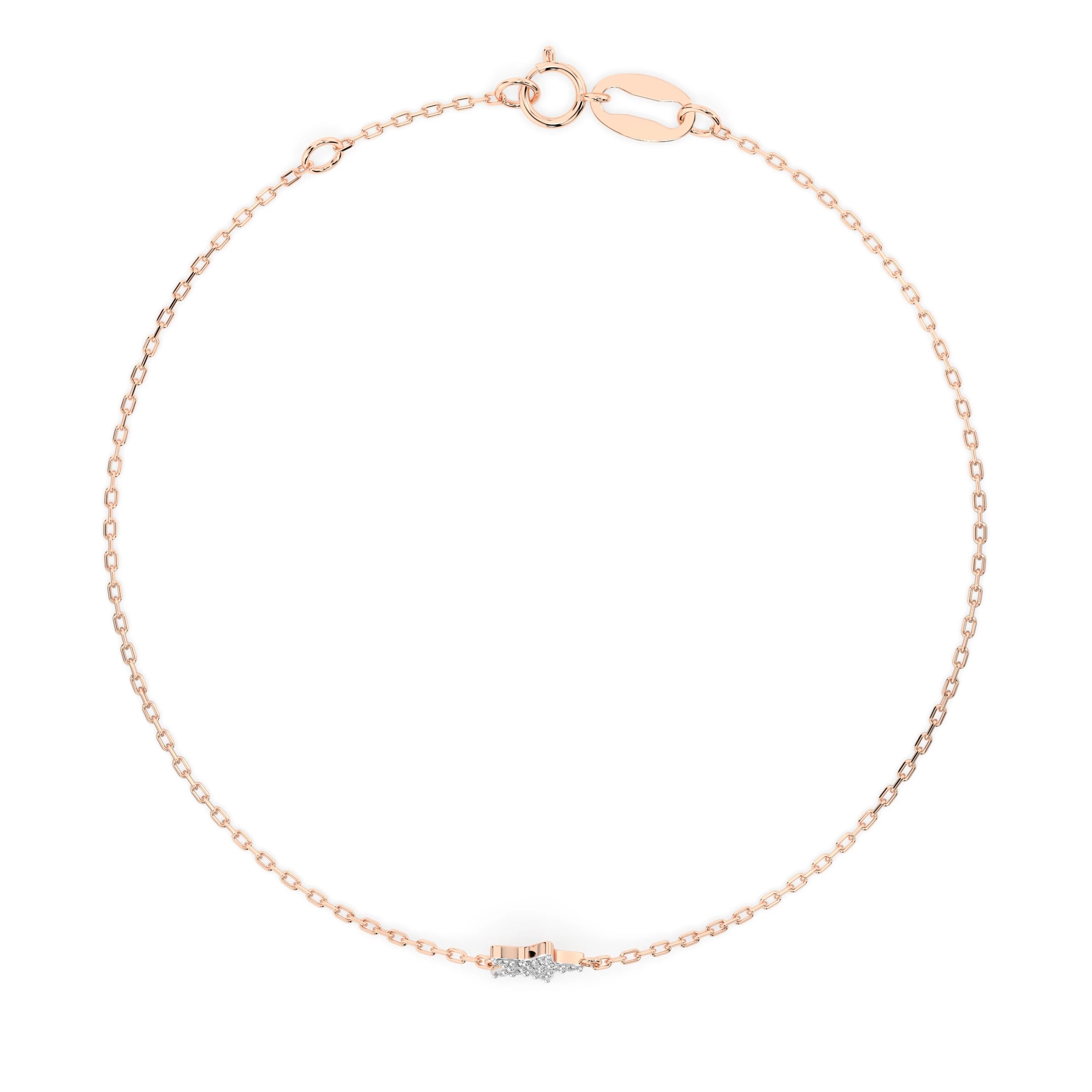 Minimalism Bracelet (Round), 0.03 ct — 105-10013