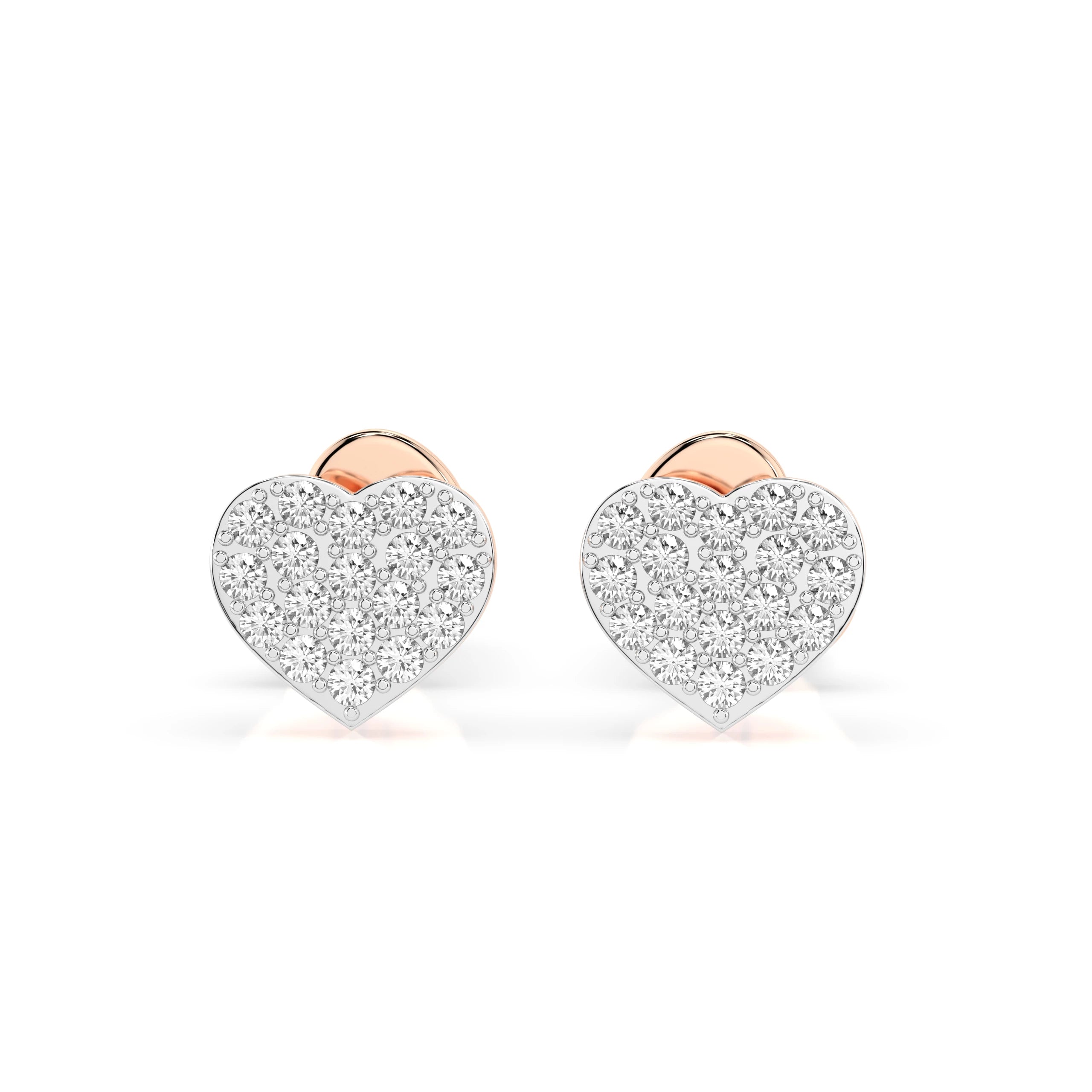 Illusion Earring (Round), 0.18 ct — 102-10097