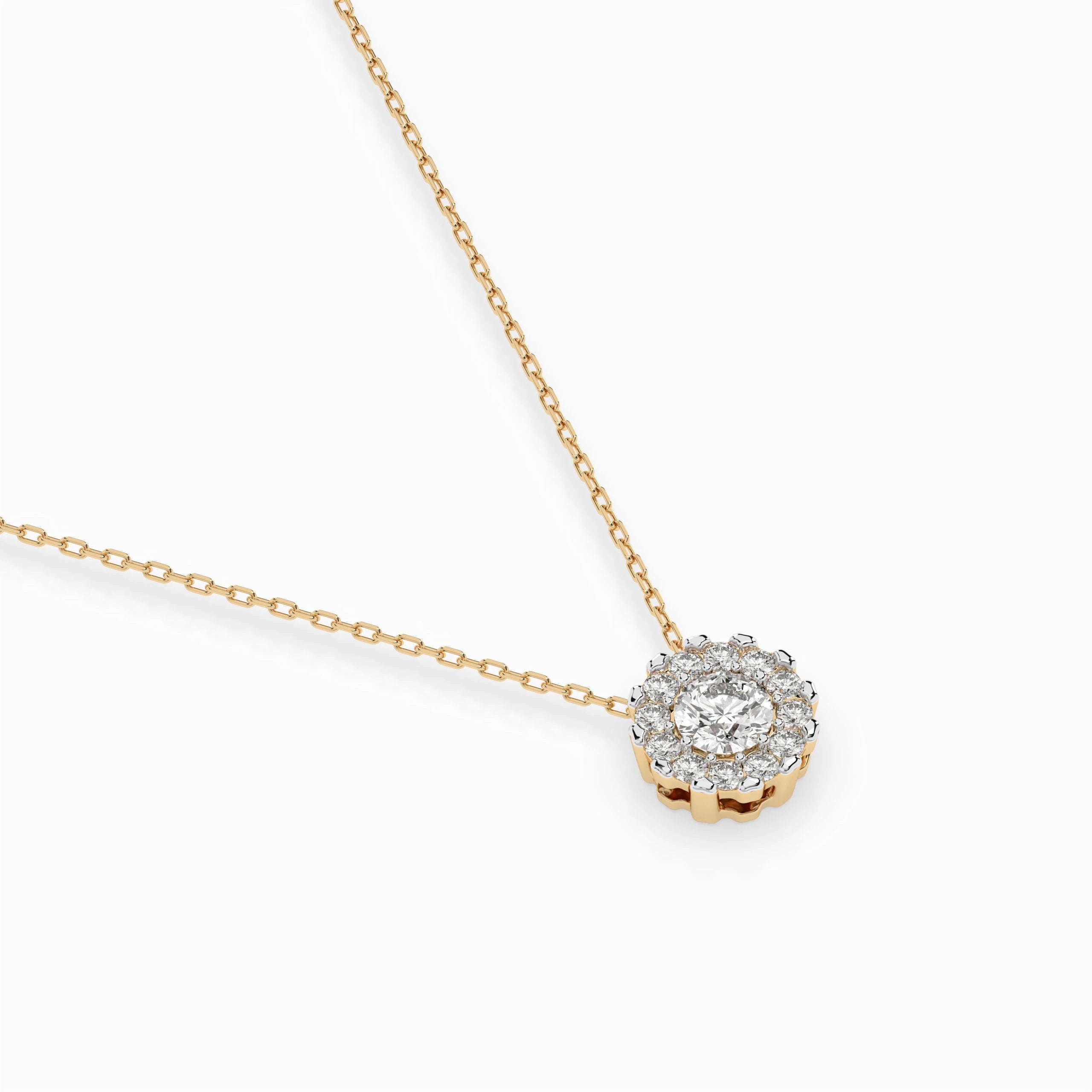 Solitaire Eternity Necklace (Round), 0.1 ct — 104-10044(3.0)
