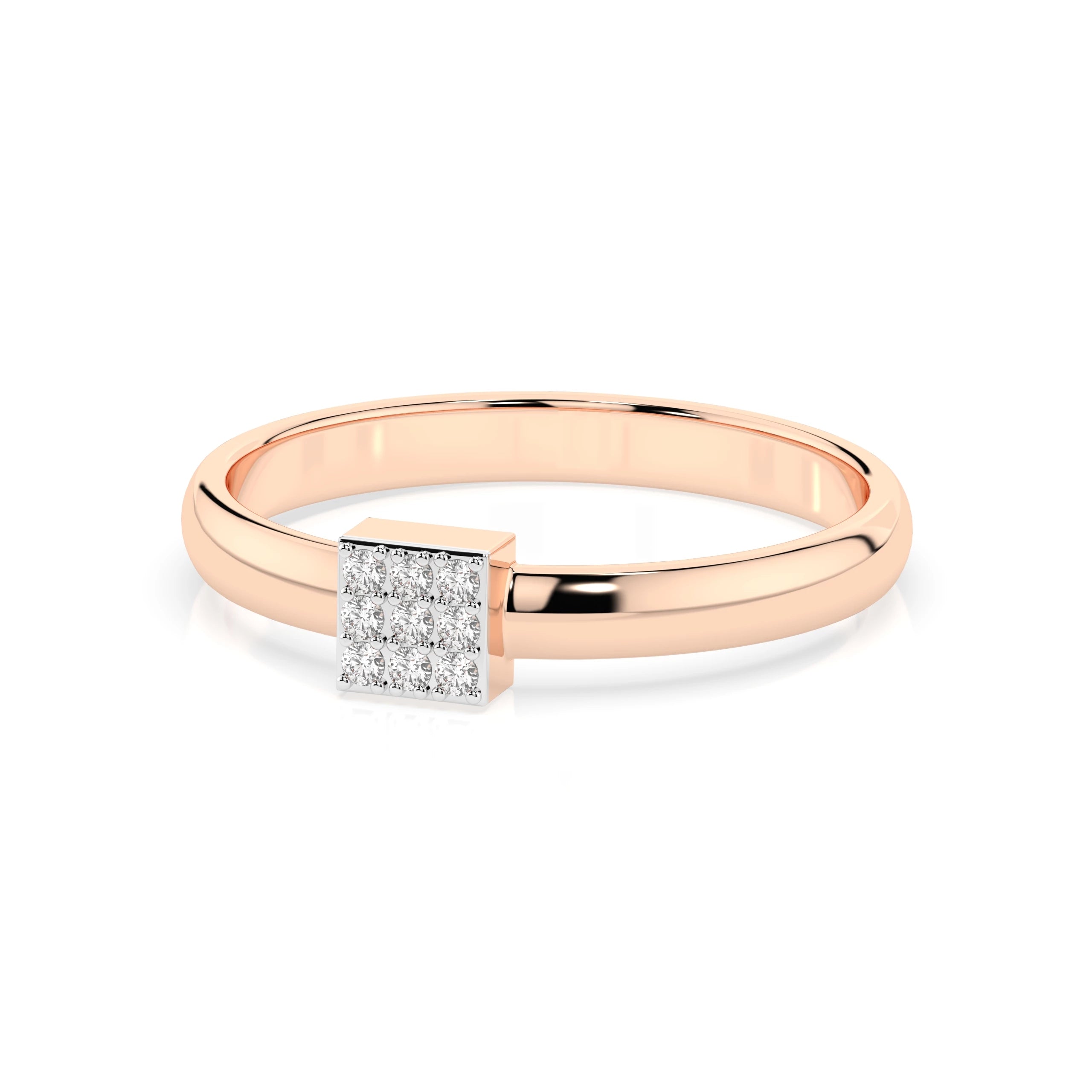 Illusion Ring (Round), 0.05 ct — 101-10063