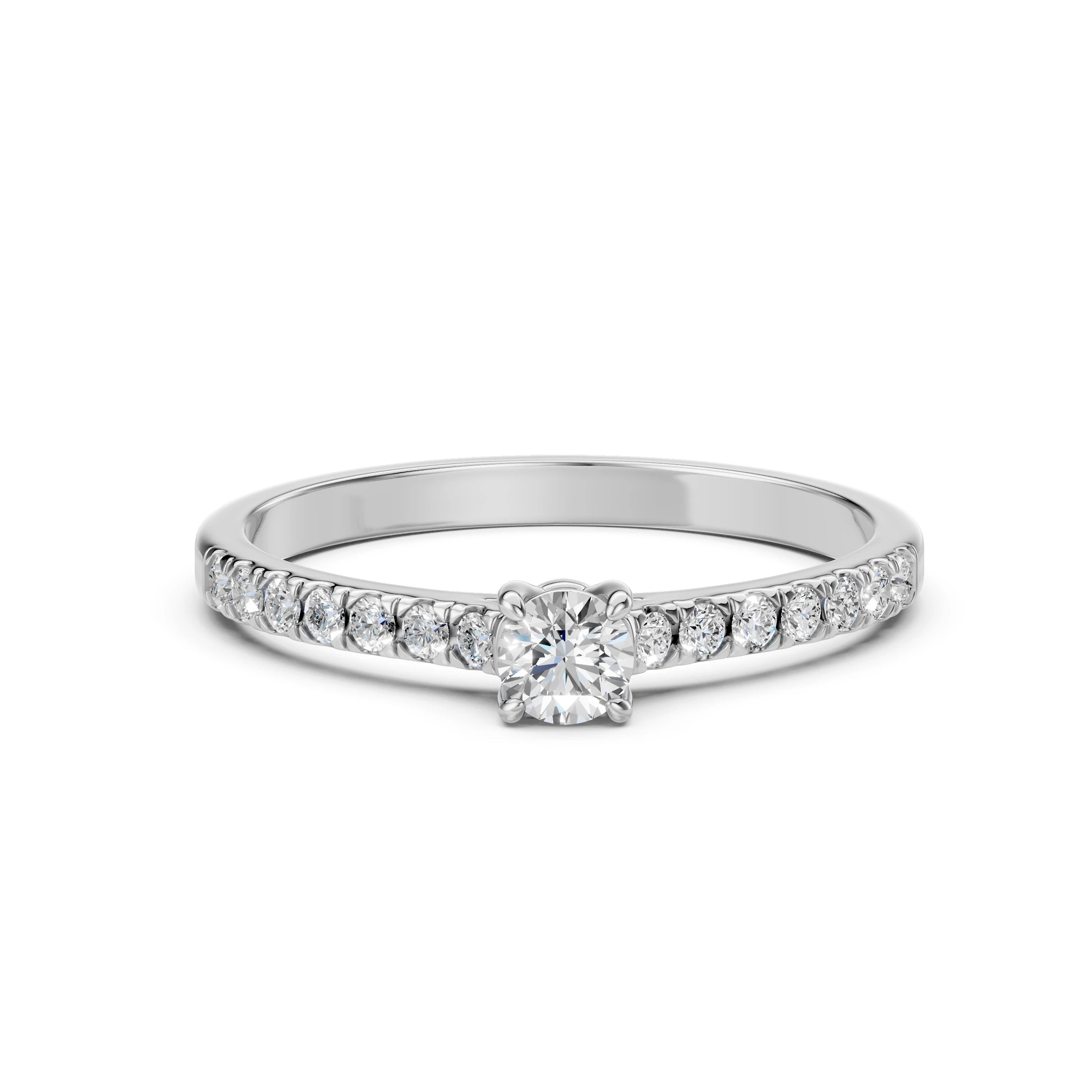 Solitaire Eternity Ring (Round), 0.2 ct — 101-10094(3.7)