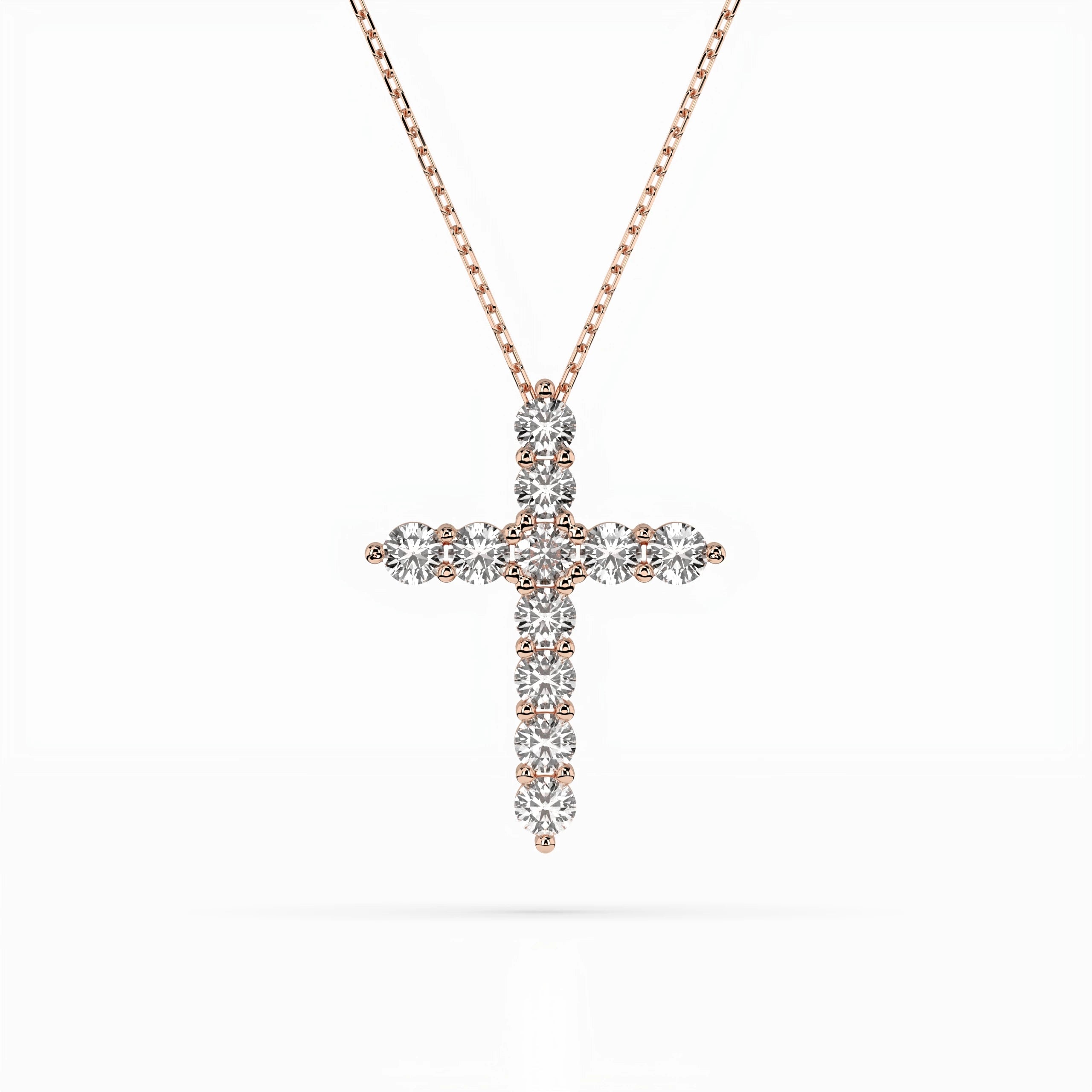 Minimalism Necklace (Round), 1.65 ct — 104-10039(3.4)