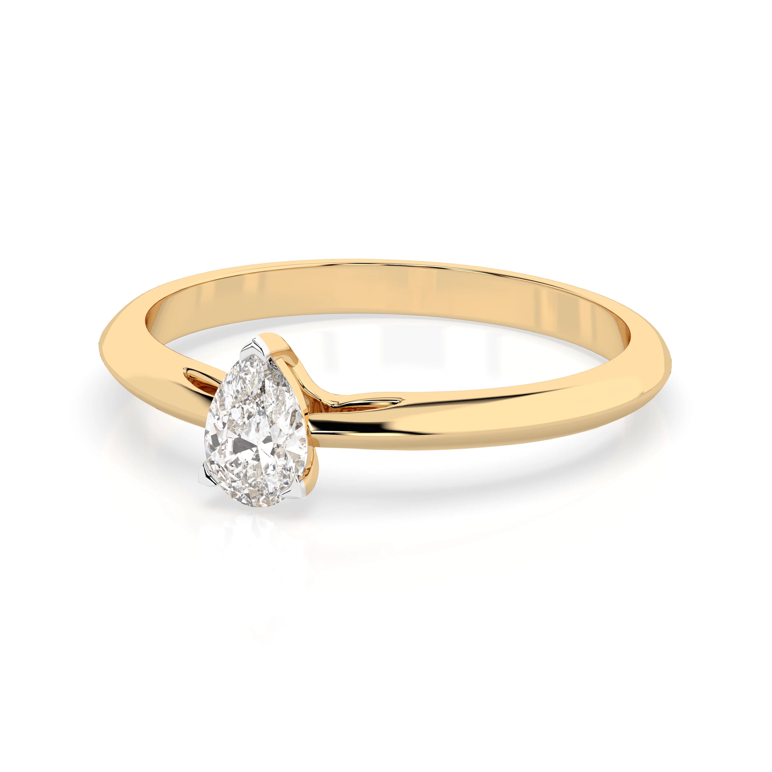 Solitaire Ring (Pear), 0.3 ct — 101-10190(0.30)PAR