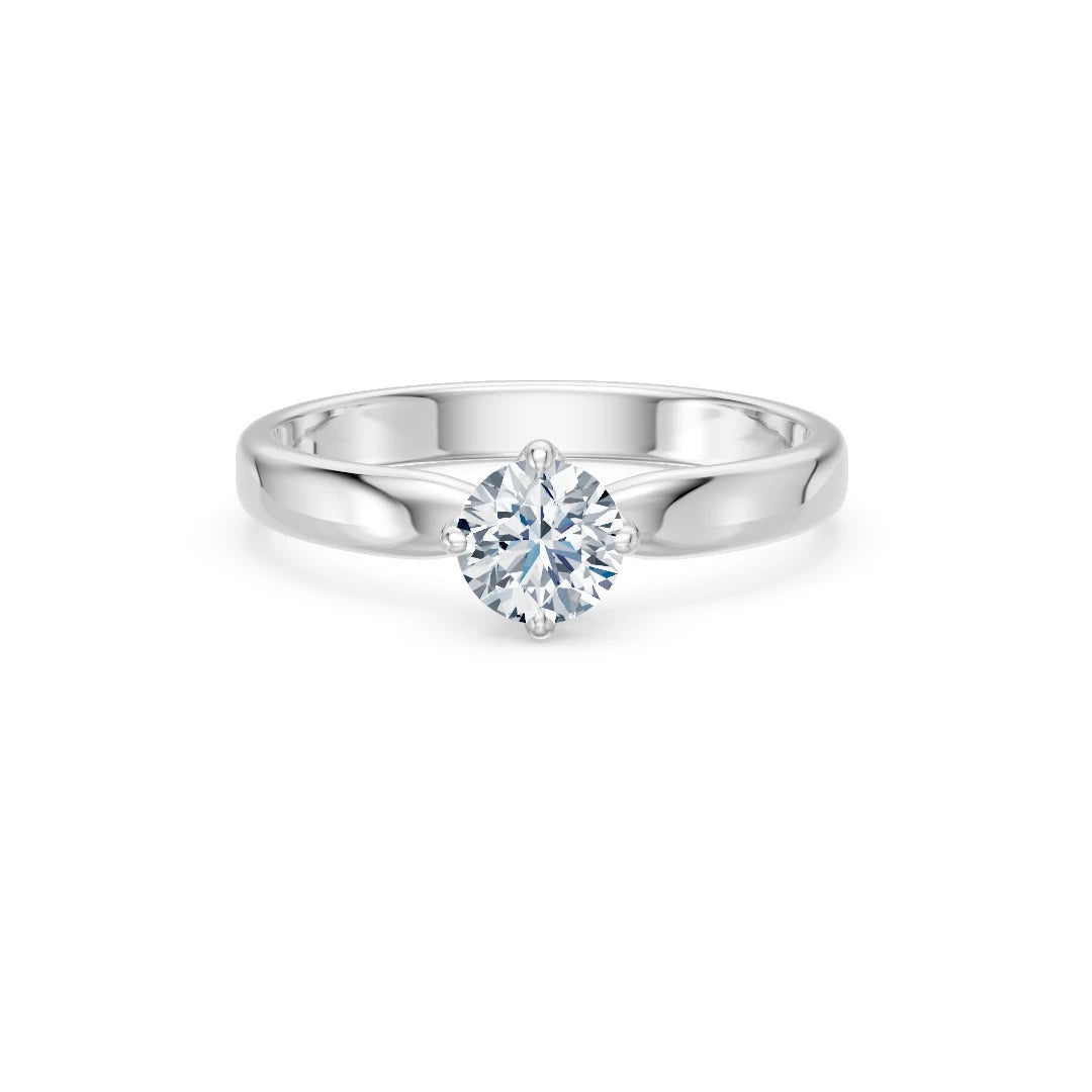 Solitaire Ring, 0.45 ct — 101-10041(4.8)