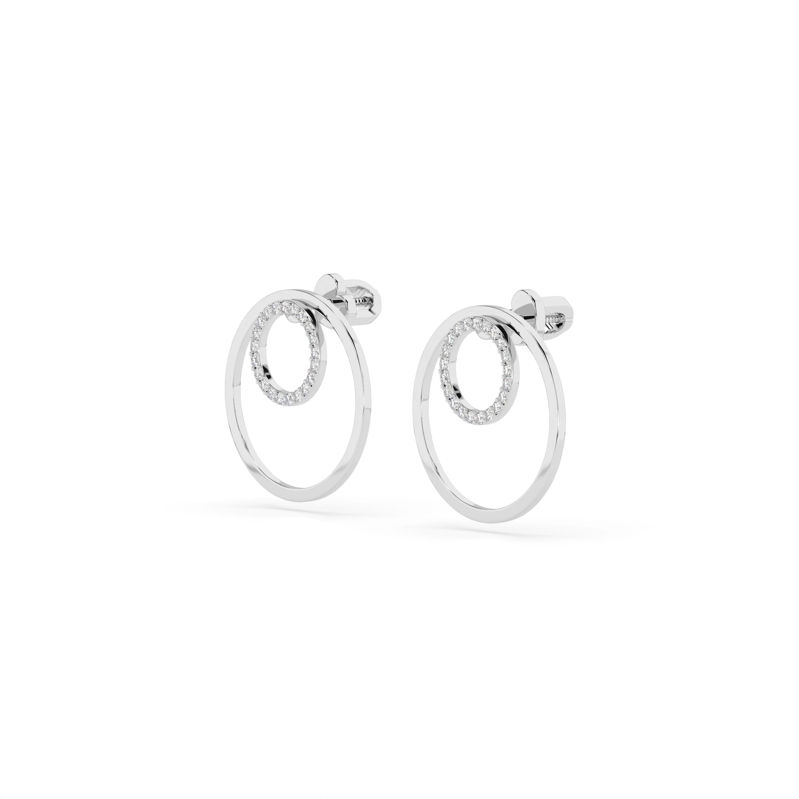 Minimalism Earring (Round), 0.25 ct — 102-10165