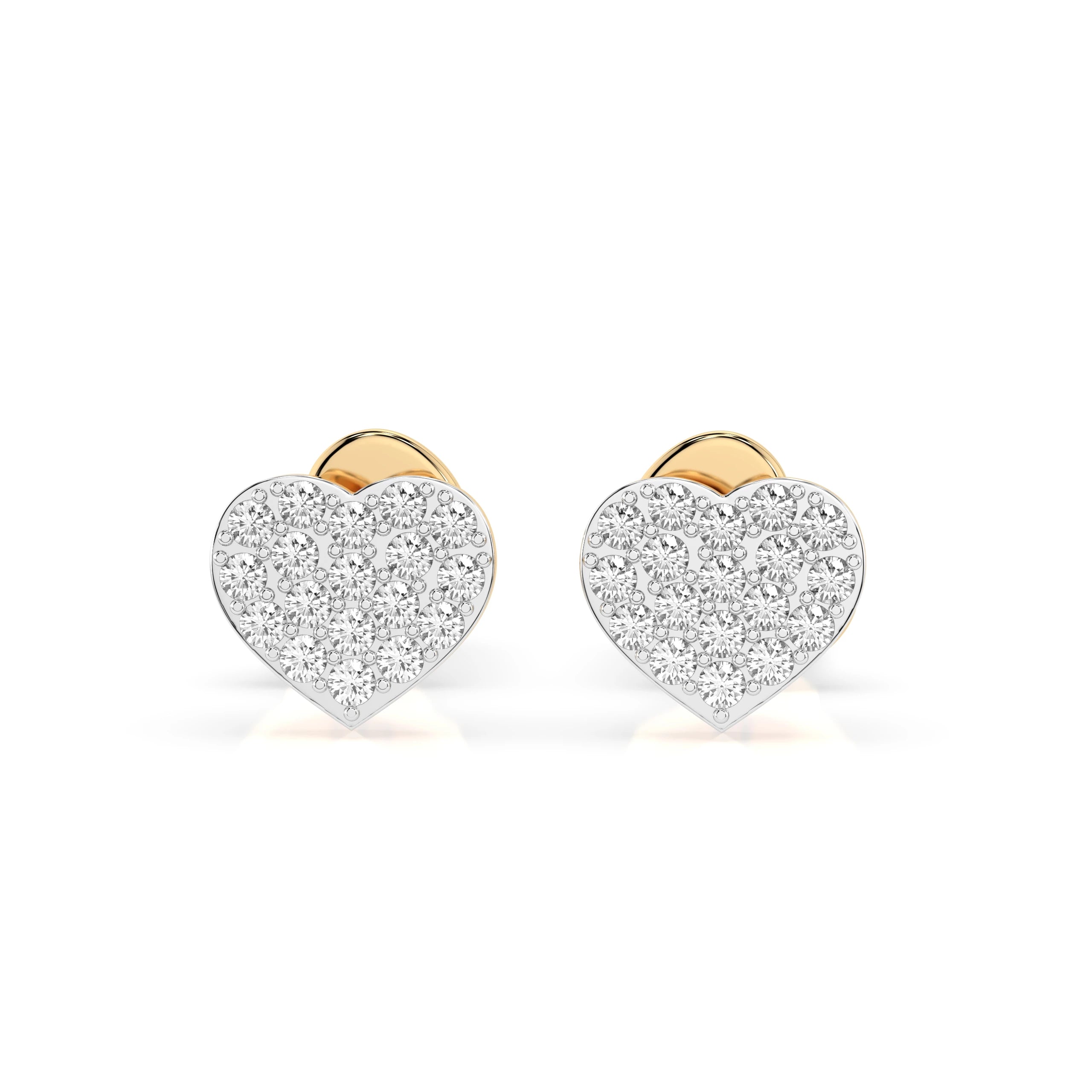 Illusion Earring (Round), 0.18 ct — 102-10097