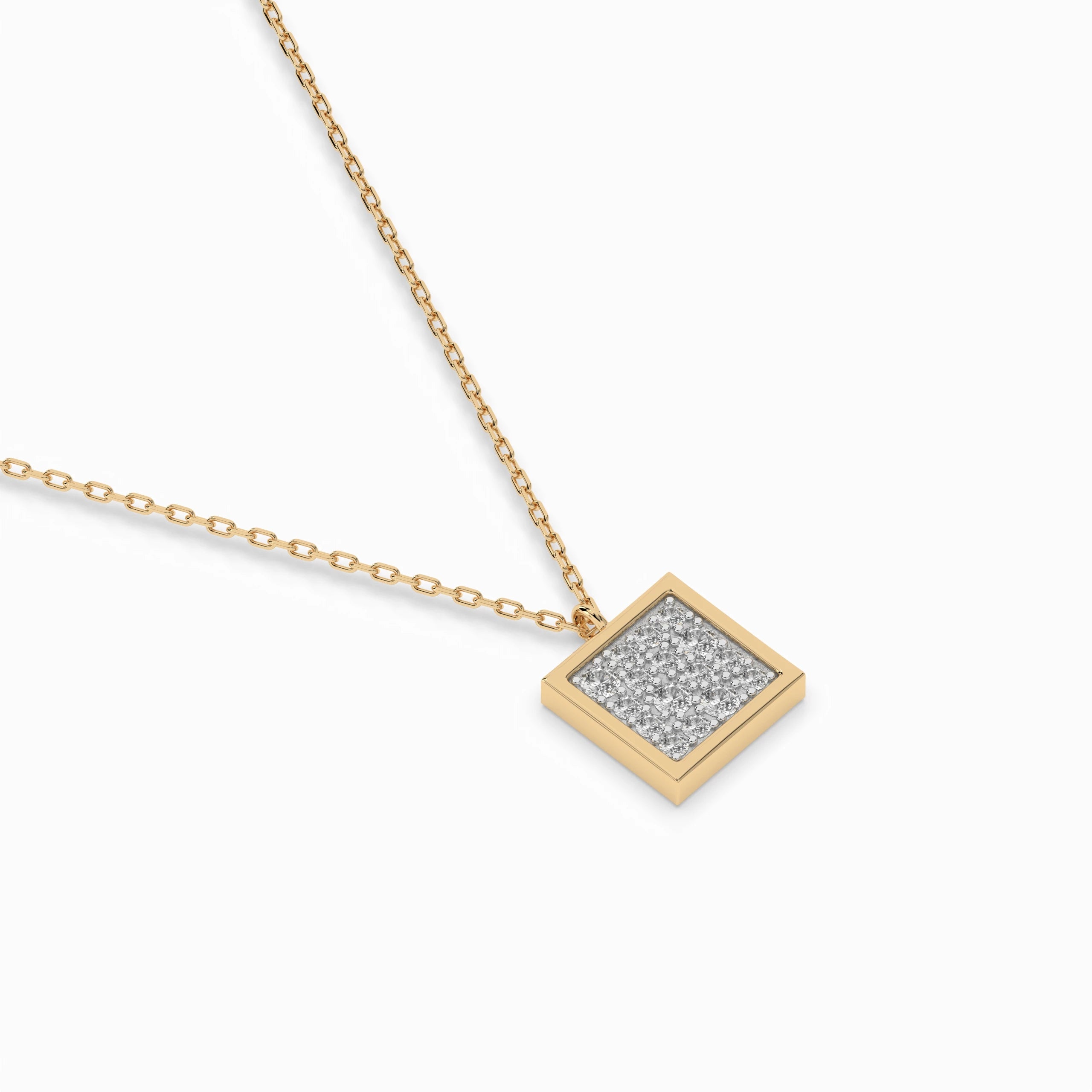 Illusion Necklace (Round), 0.07 ct — 104-10036