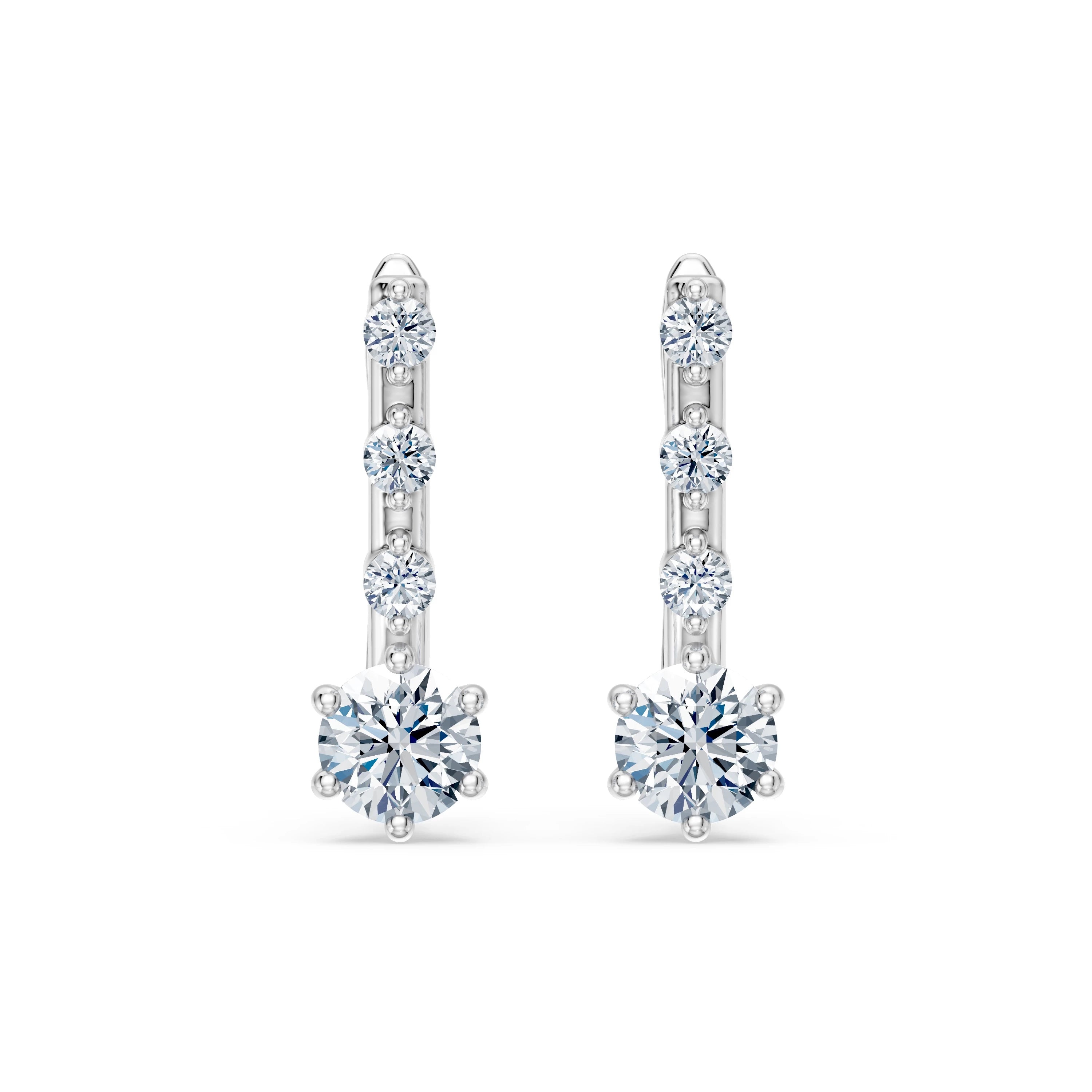 Solitaire Eternity Earring, 0.6 ct — 102-10144(4.2)