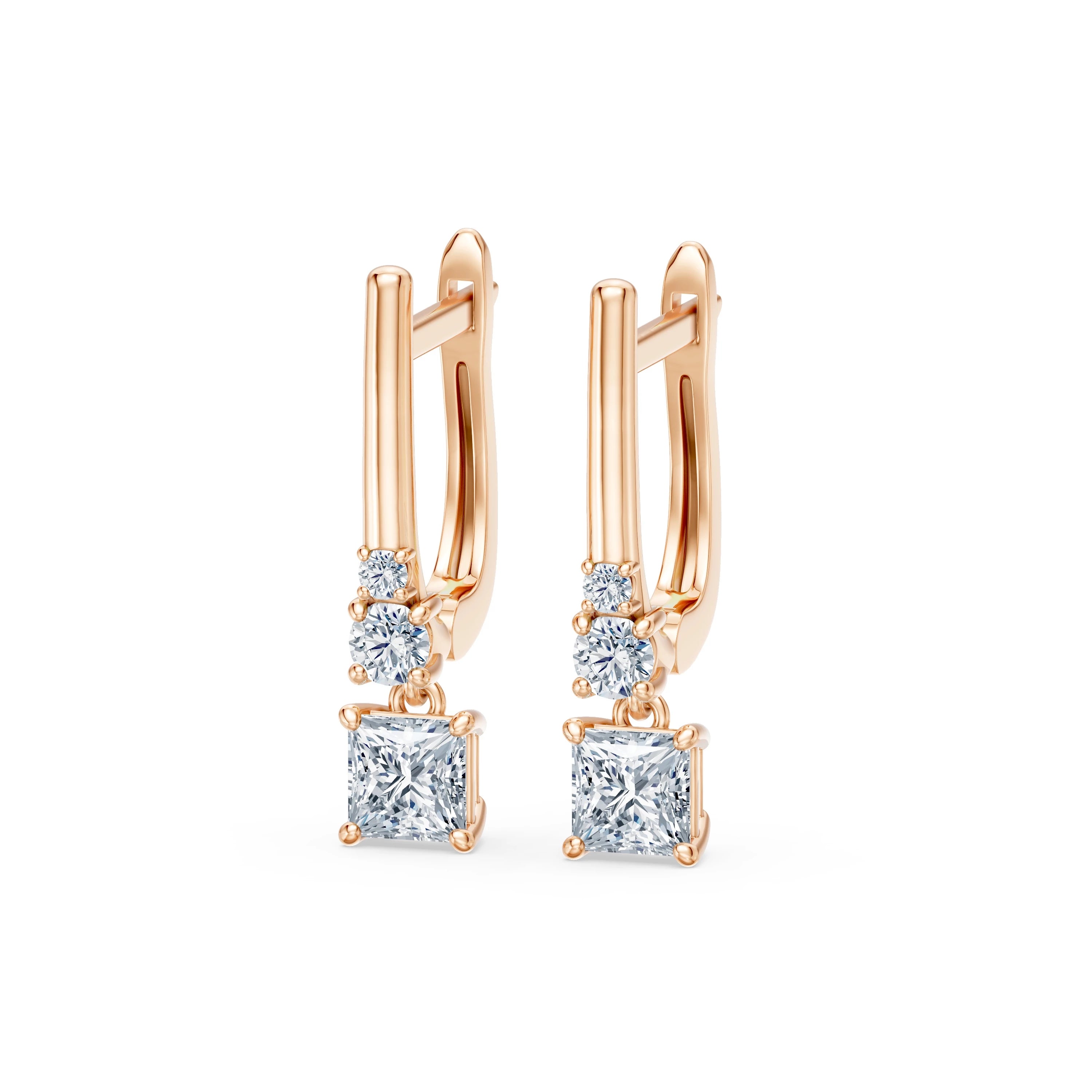 Solitaire Eternity Earring, 0.8 ct — 102-10143(0.40)PR