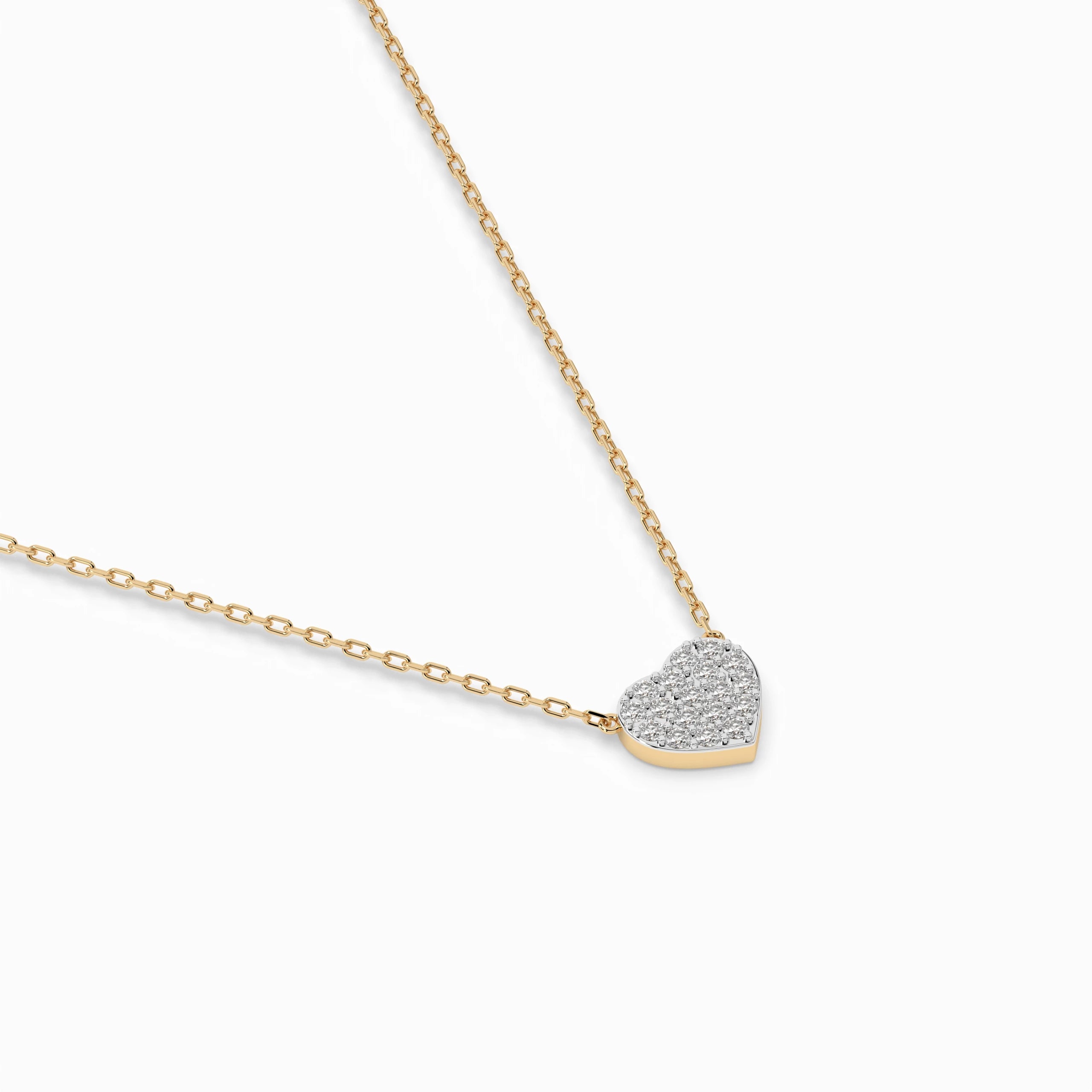 Illusion Necklace (Round), 0.09 ct — 104-10059