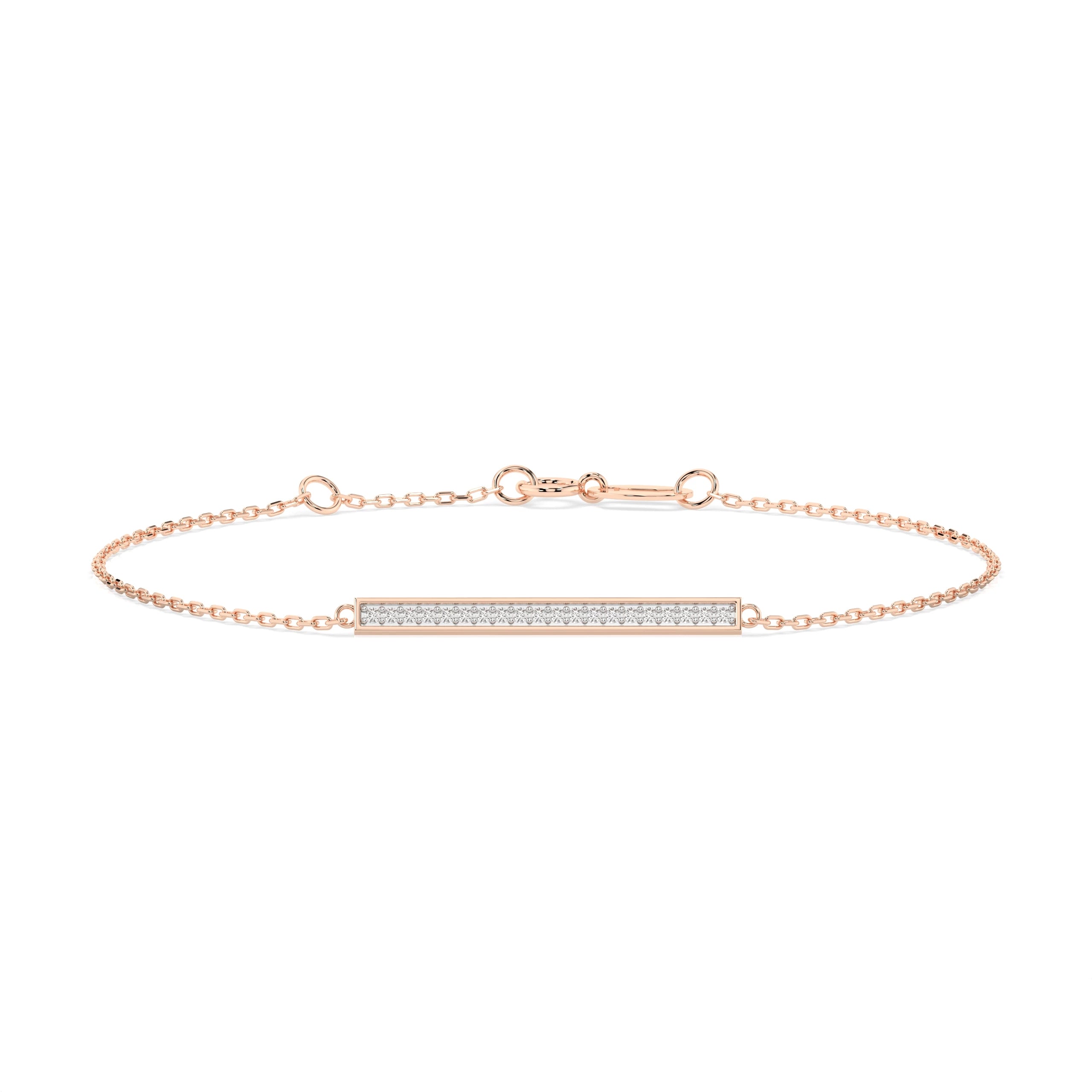 Minimalism Bracelet (Round), 0.1 ct — 105-10017