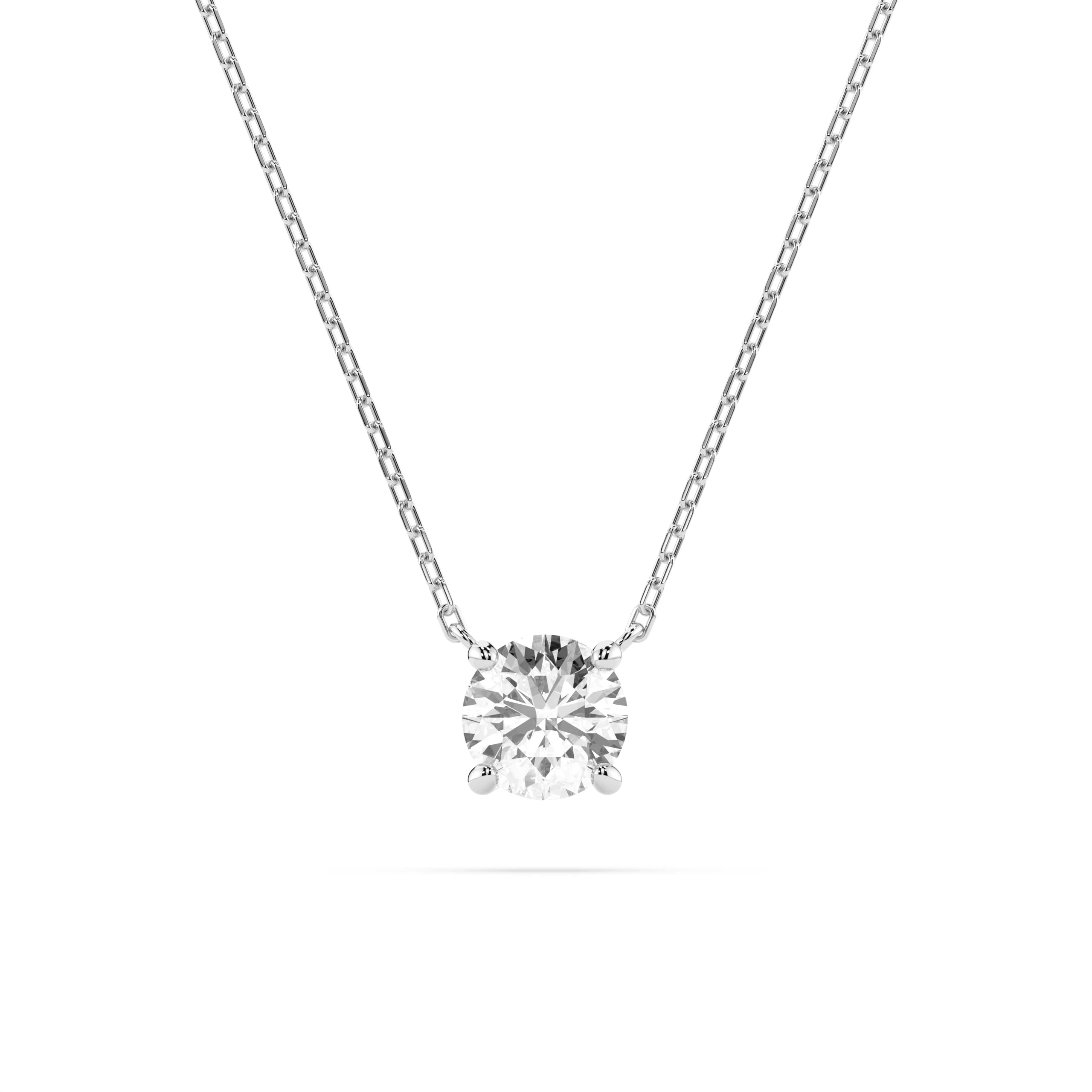 Solitaire Necklace (Round), 0.3 ct — 104-10040(4.2)