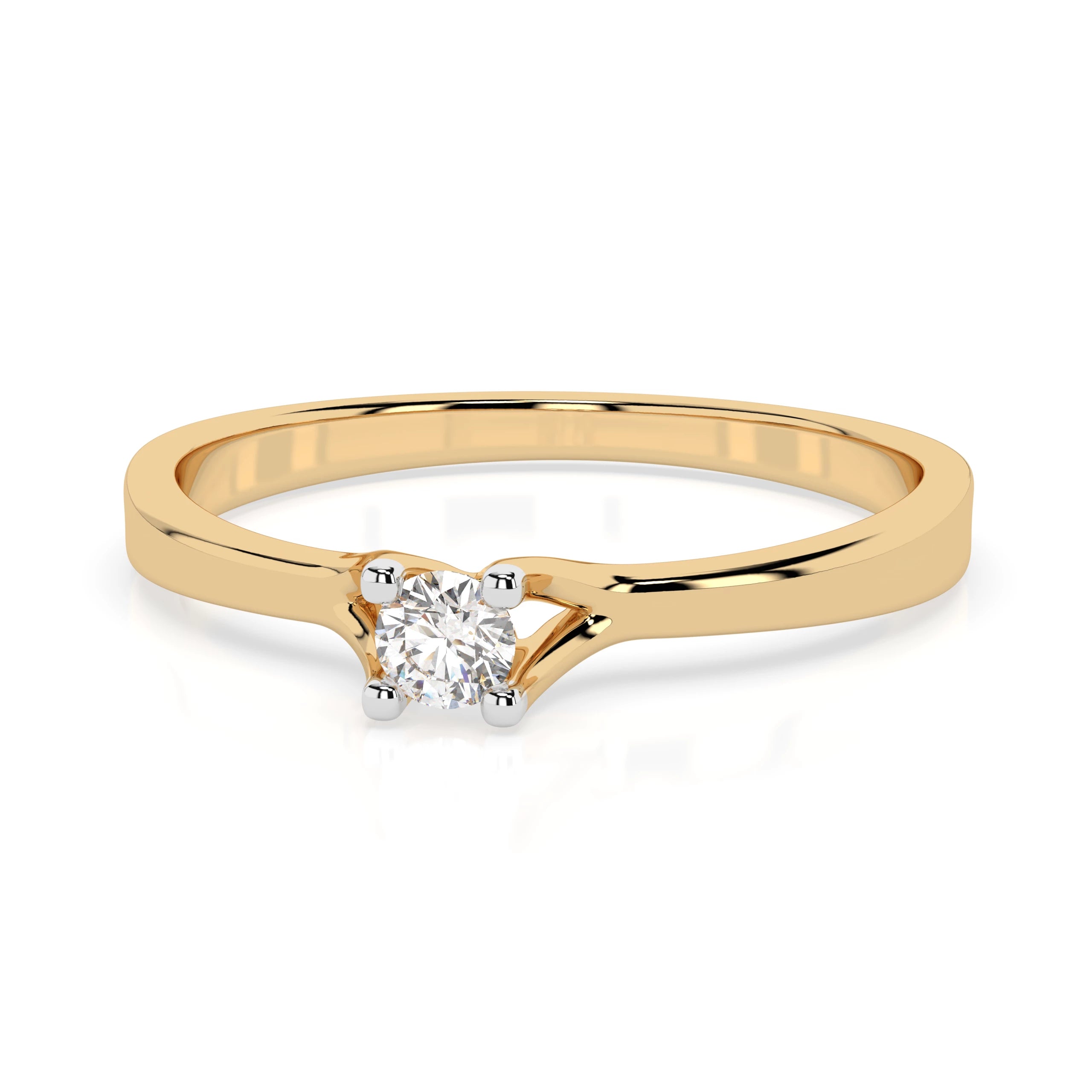 Solitaire Ring (Round), 0.06 ct — 101-10033(2.5)