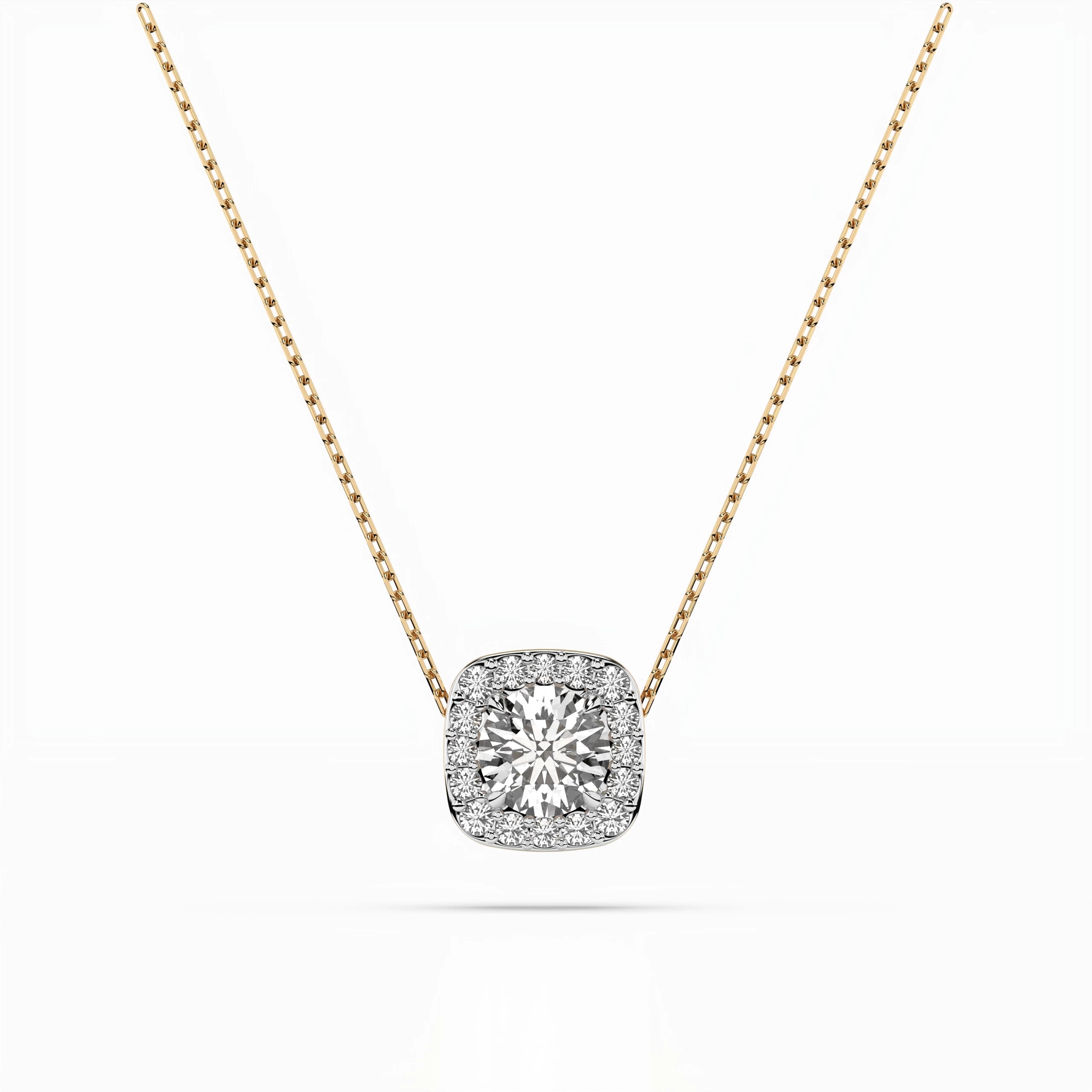 Solitaire Eternity Necklace (Round), 0.4 ct — 104-10057(4.7)