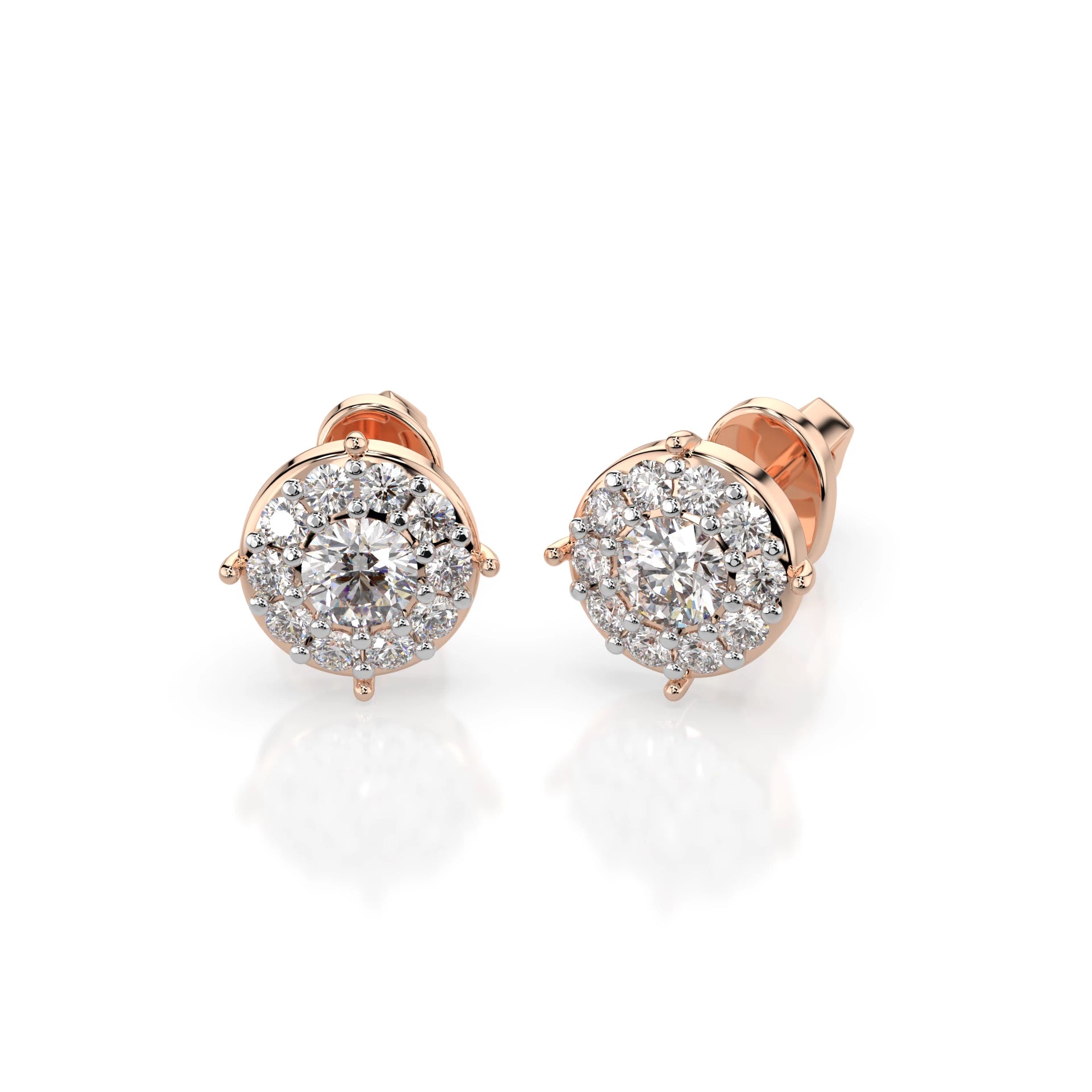 Solitaire Eternity Earring (Round), 0.12 ct — 102-10017(2.5)