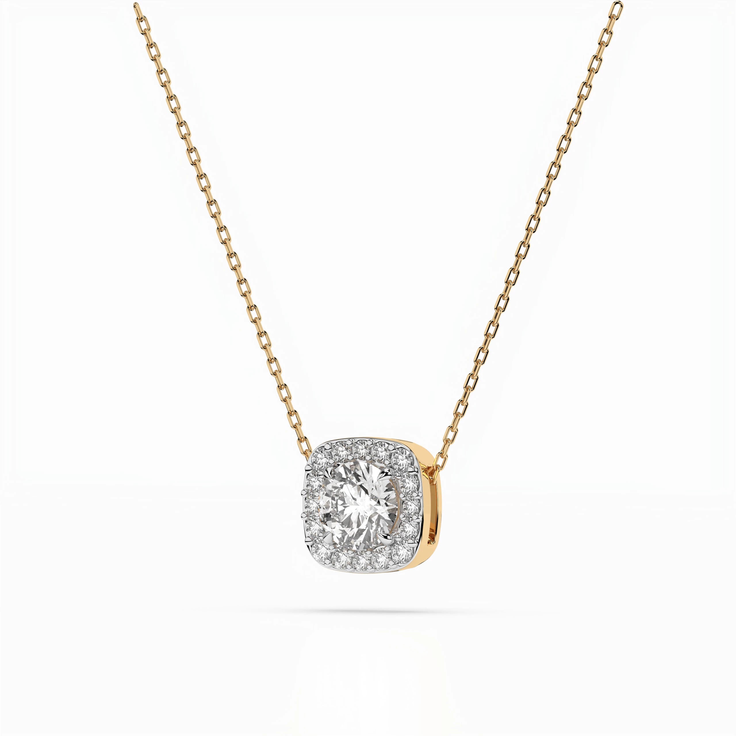 Solitaire Eternity Necklace (Round), 0.4 ct — 104-10057(4.7)