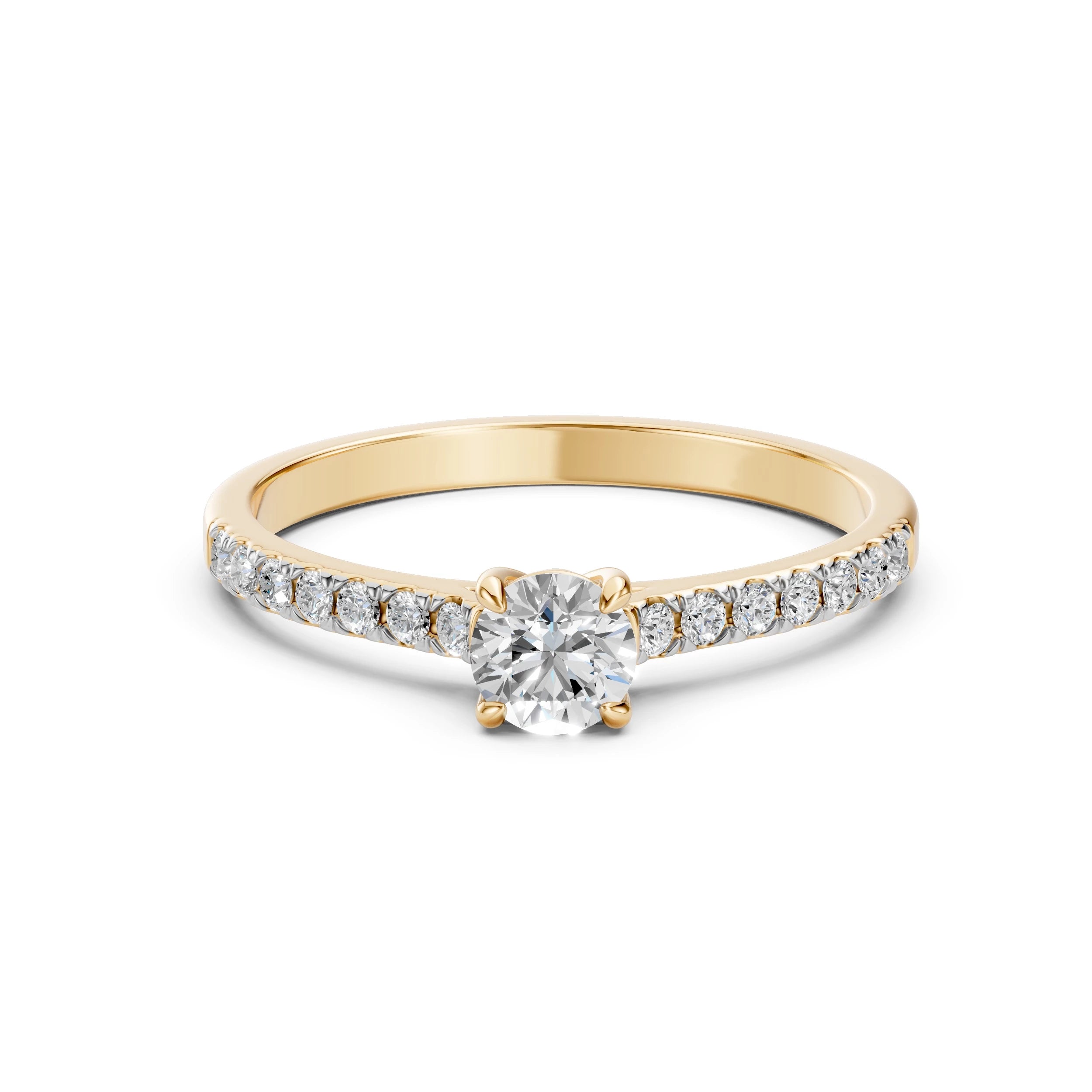 Solitaire Eternity Ring (Round), 0.4 ct — 101-10094(4.7)
