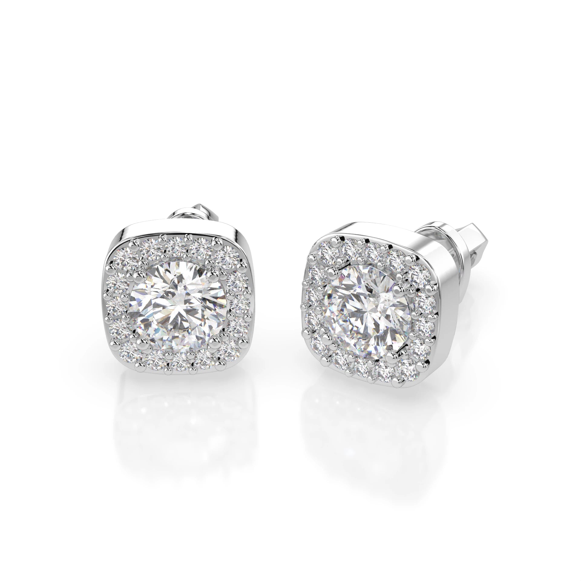 Solitaire Eternity Earring (Round), 0.8 ct — 102-10152(4.7)