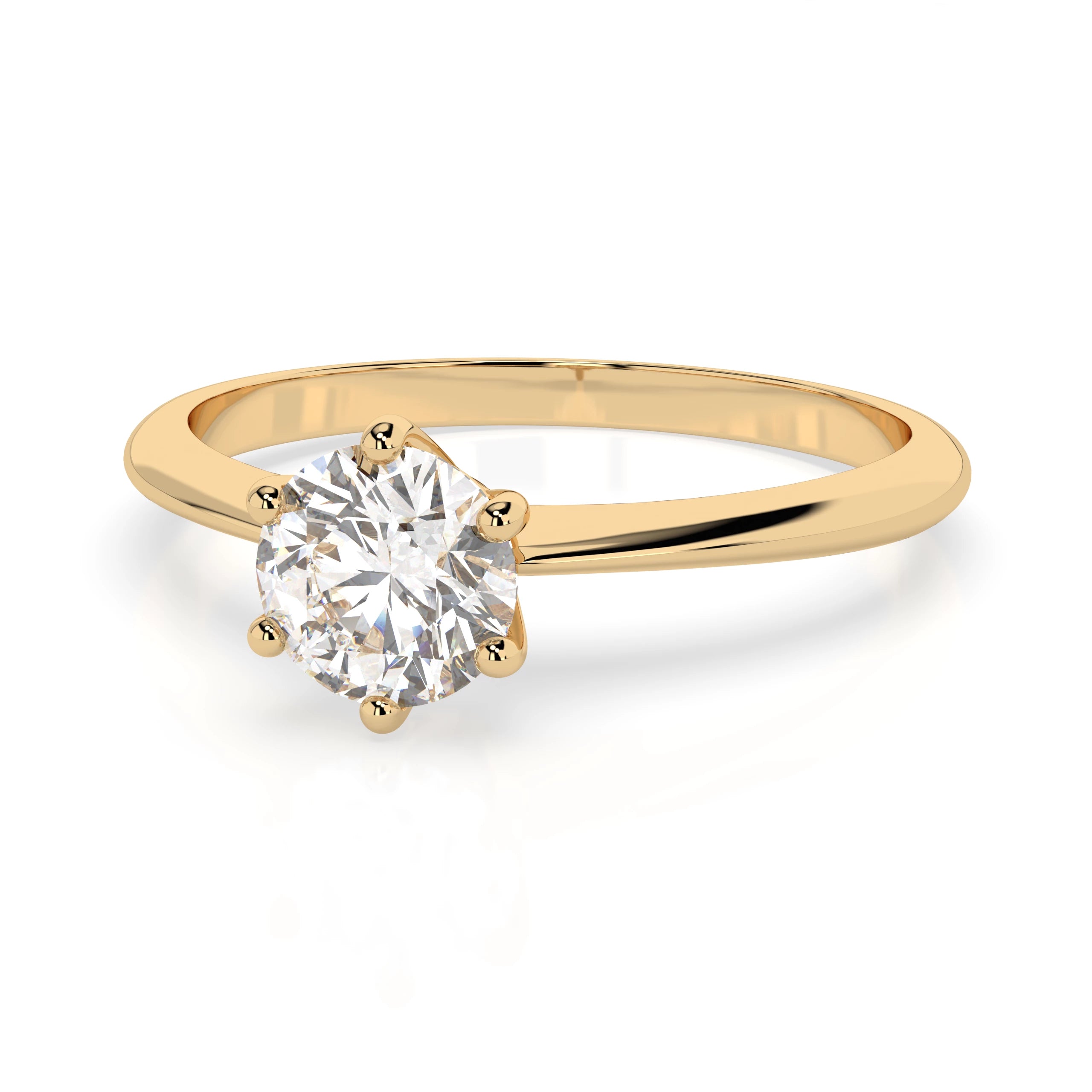 Solitaire Ring (Round), 0.5 ct — 101-10027(5.1)