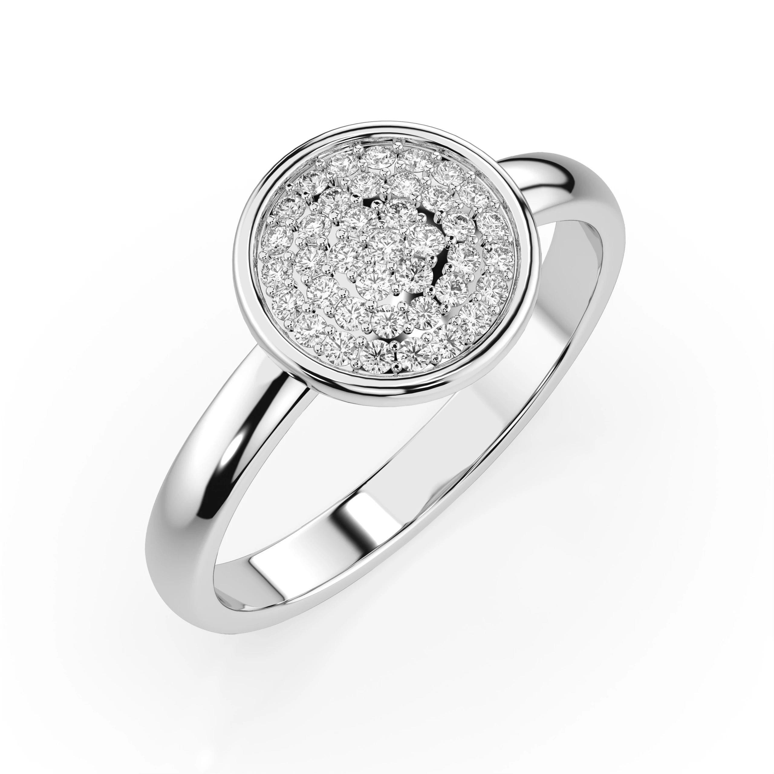 Illusion Ring (Round), 0.23 ct — 101-10068