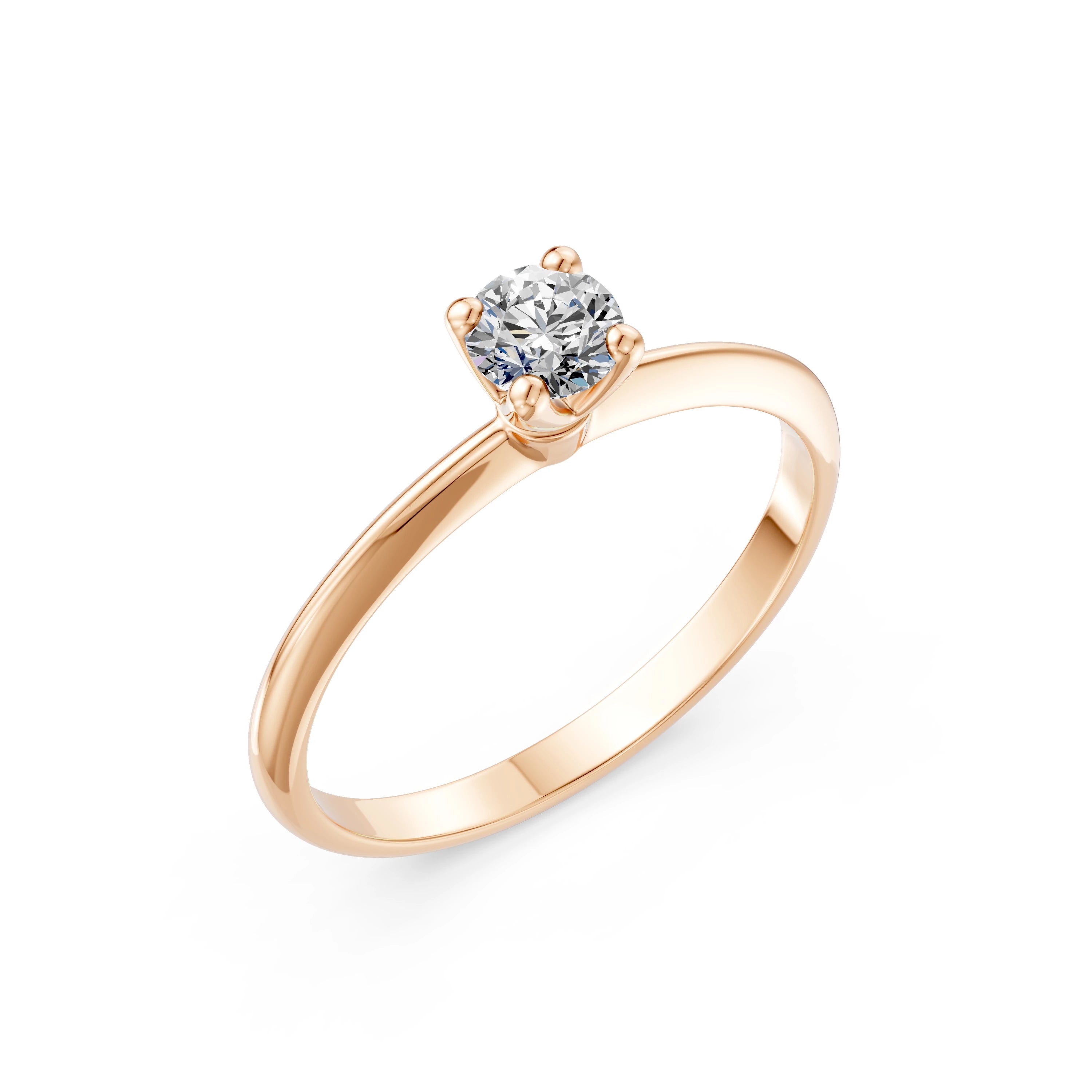 Solitaire Ring, 0.3 ct — 101-10104(4.2)