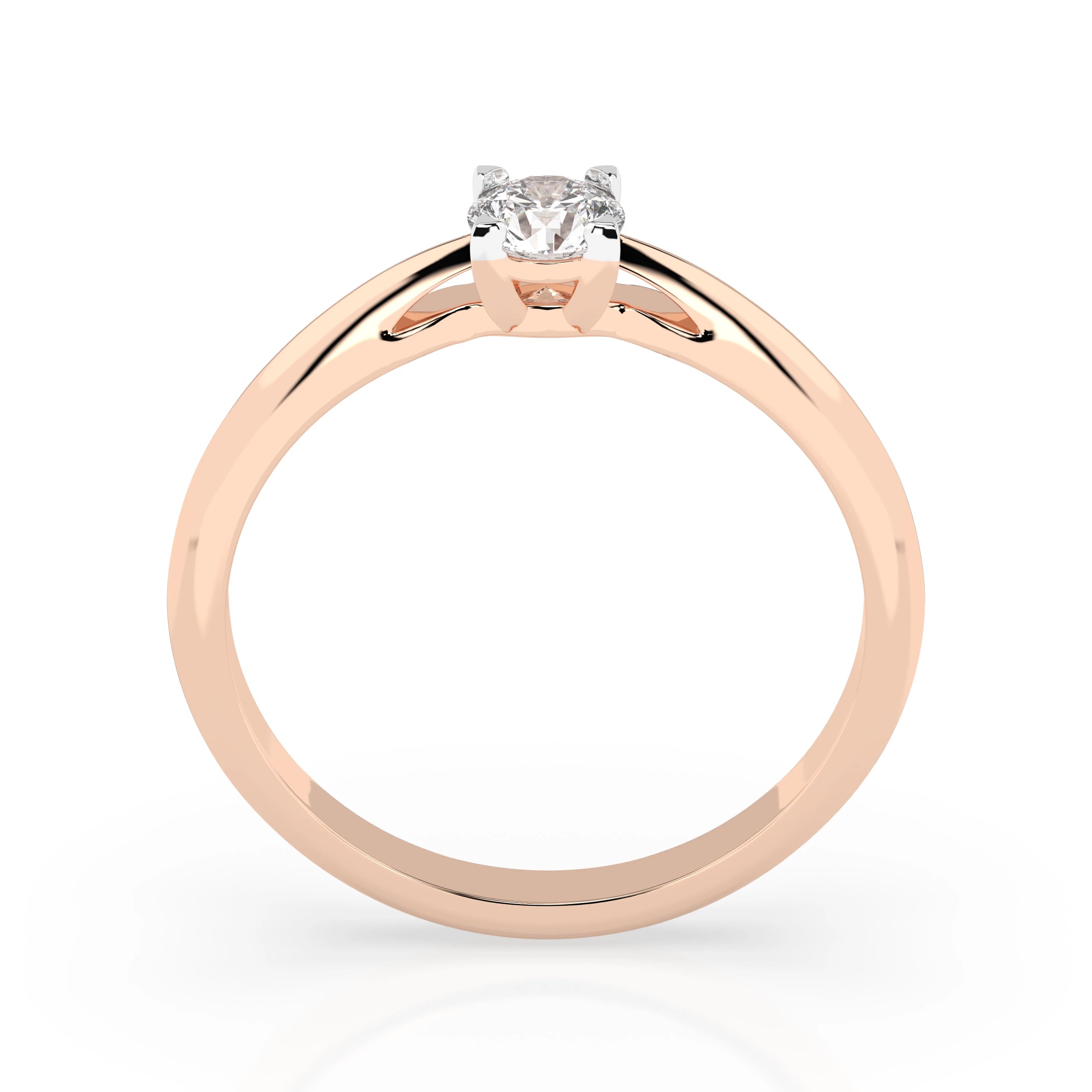 Solitaire Ring (Round), 0.3 ct — 101-10190(0.30)RN