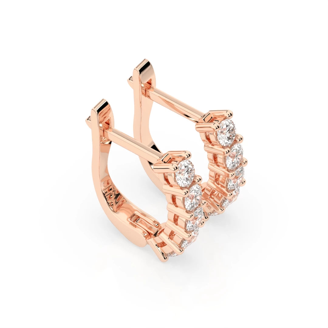 Eternity Earring (Round), 0.6 ct — 102-10098(2.5)