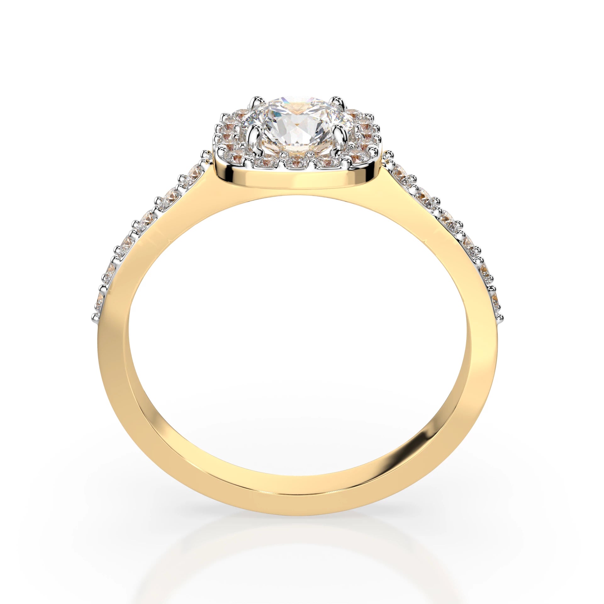 Solitaire Eternity Ring (Round), 0.4 ct — 101-10152(4.7)